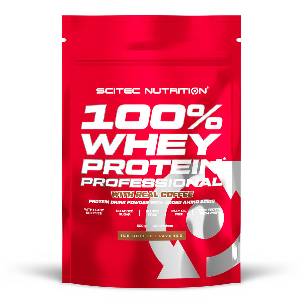 100% profesjonalne białko serwatkowe - 500 g mrożona kawa Scitec Nutrition