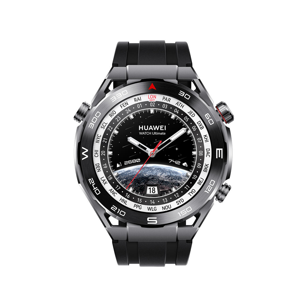 Smartwatch Huawei Watch Ultimate z GPS i szafirowym szkłem