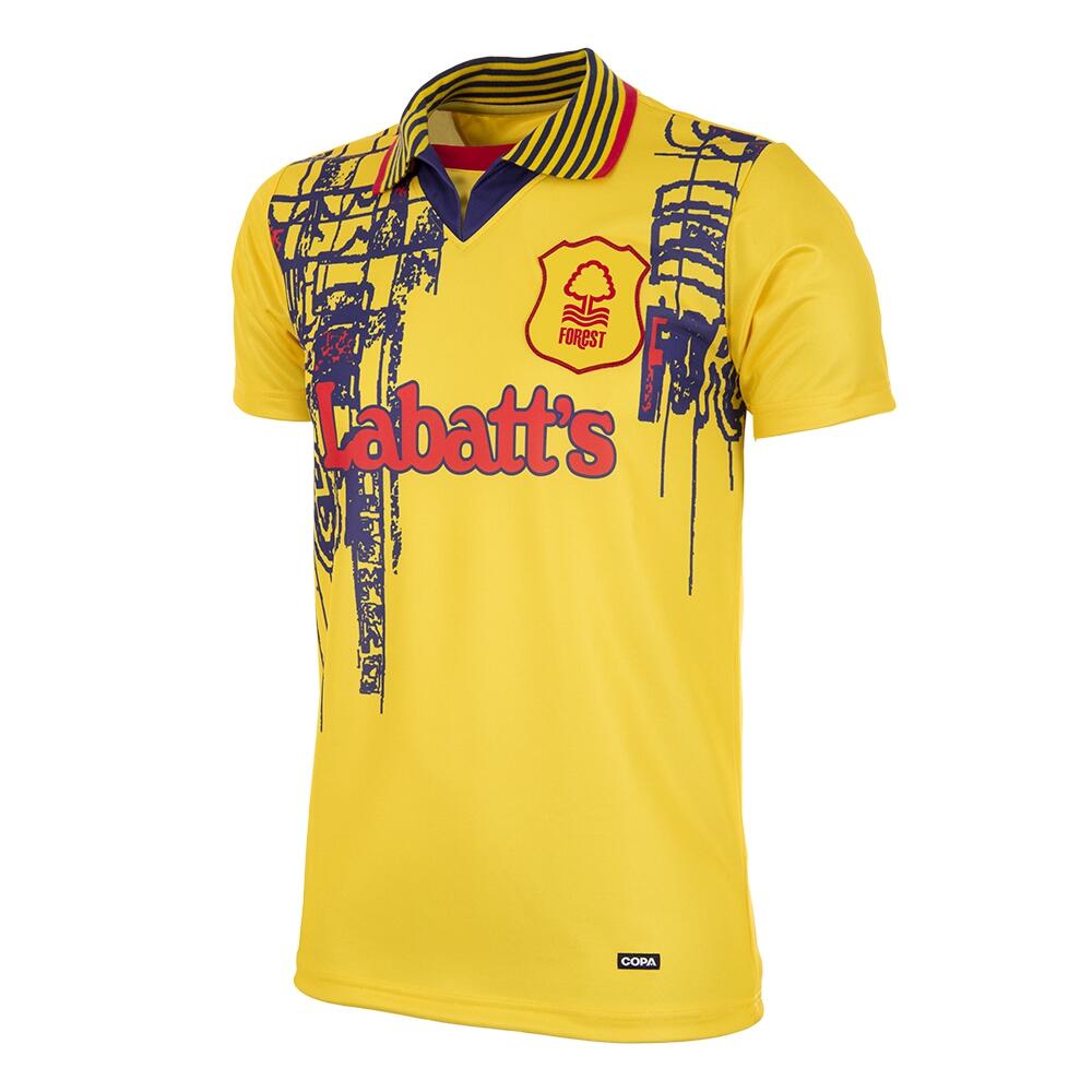 Koszulka piłkarska retro - dorosły - Nottingham Forest 1995-1997 - Żółty