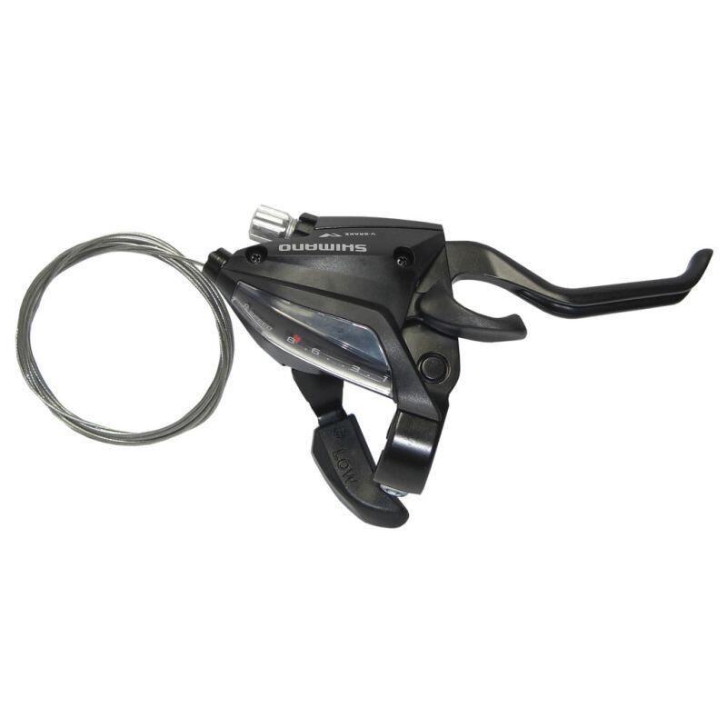 Dźwignia hamulca rowerowego i przerzutki 2 palce Shimano ST-EF500 V-Brake