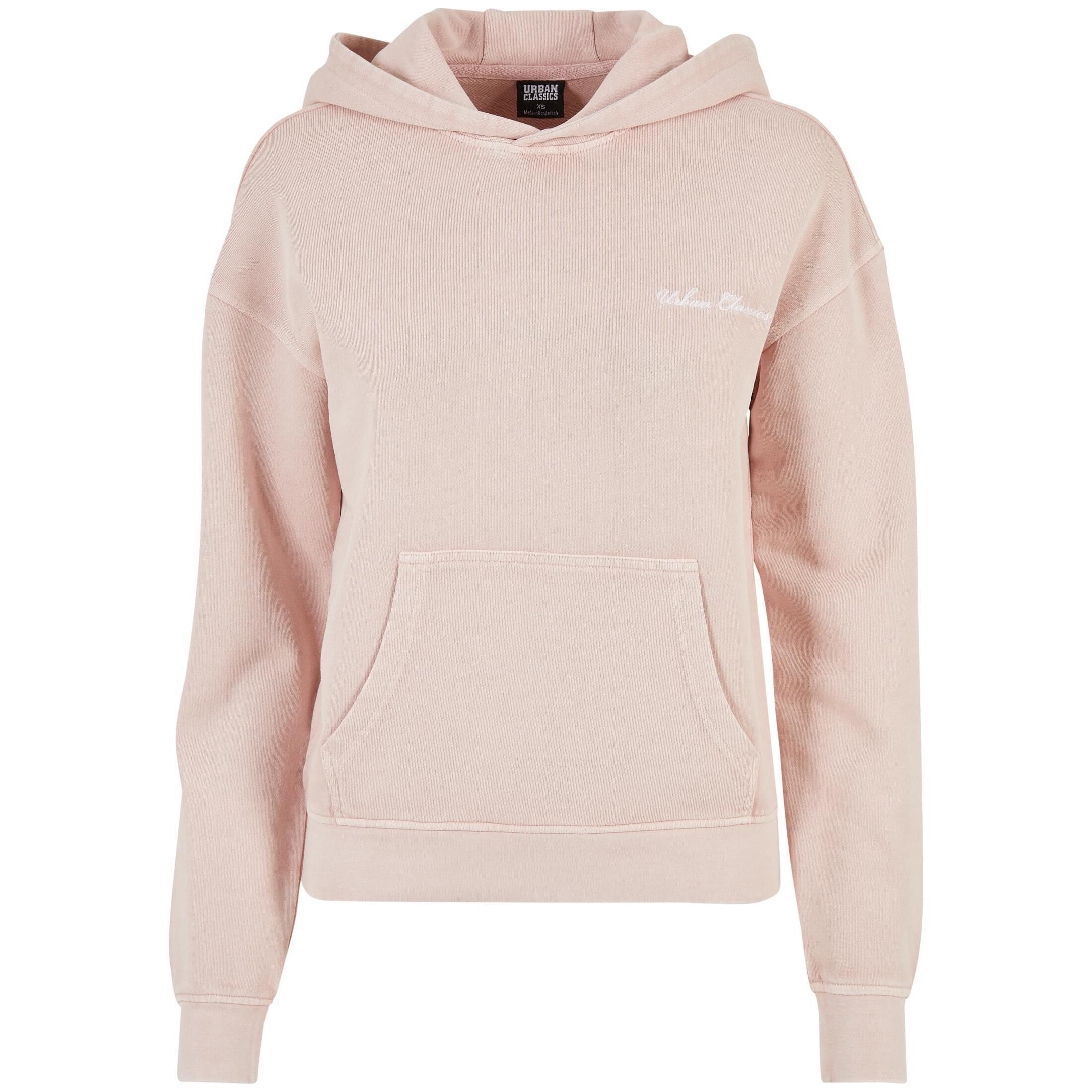 Sweat bluza frotte z kapturem z małym haftem kobieta Urban Classics