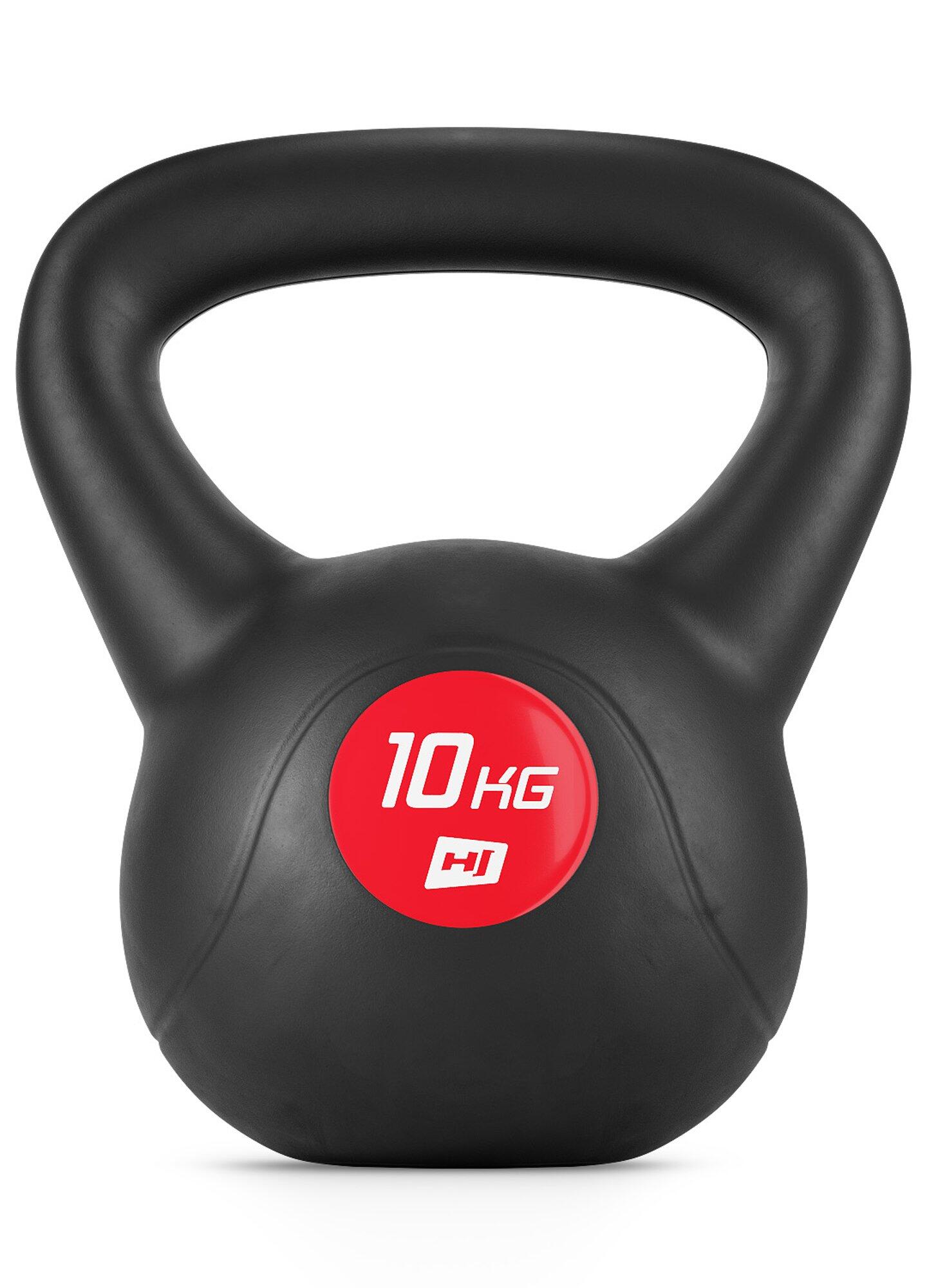 Kettlebell winylowy do treningu siłowego Hop-Sport HS-PB010HB 10kg