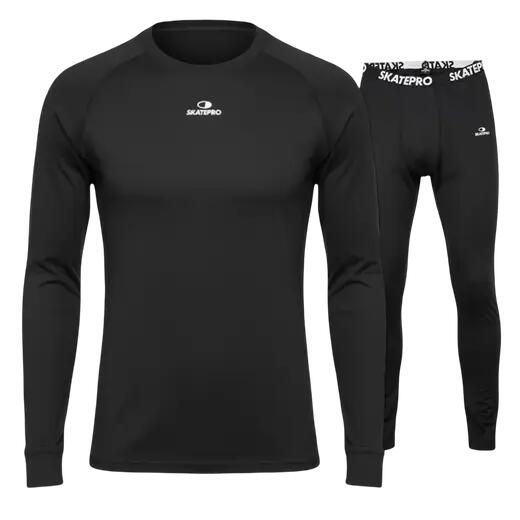 Sporty zimowe Bielizna unisex SkatePro Stretch Thermals Bielizna - M - Czarny
