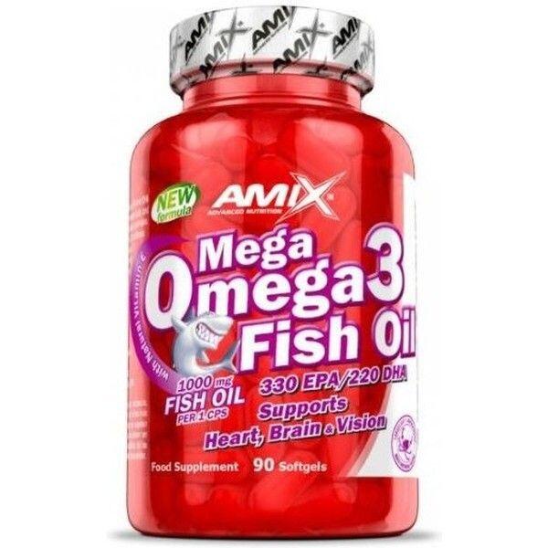 Super Omega 3 Olej rybi - 90 kapsułek miękkich Amix Nutrition