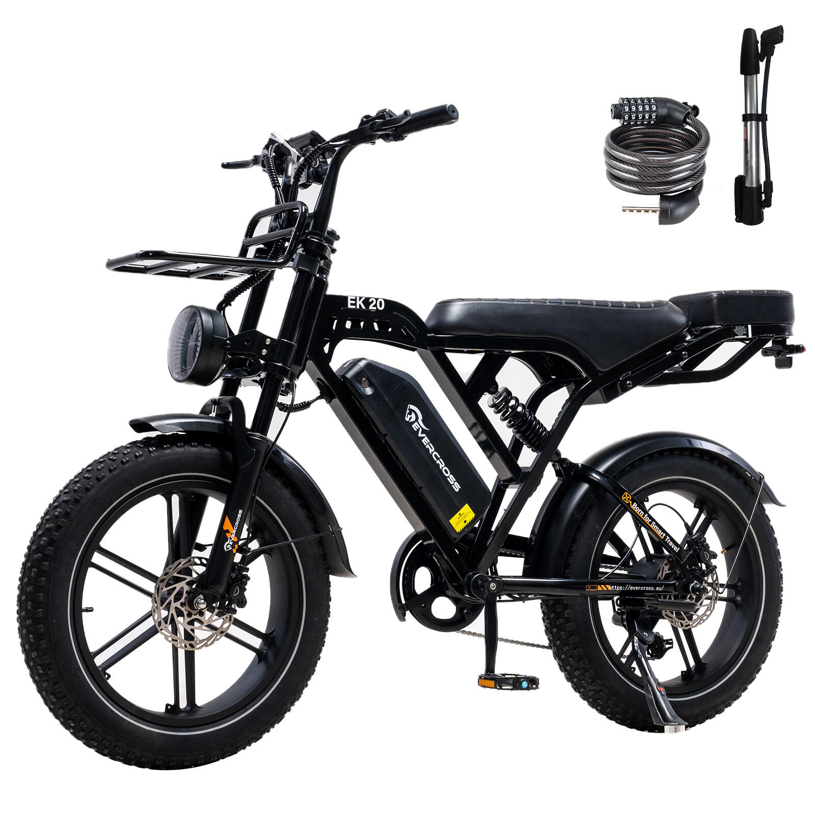 Rower Elektryczny EK20-MTB 20 Terenowy-Silnik 250W-Bateria 748Wh-APP-NFC