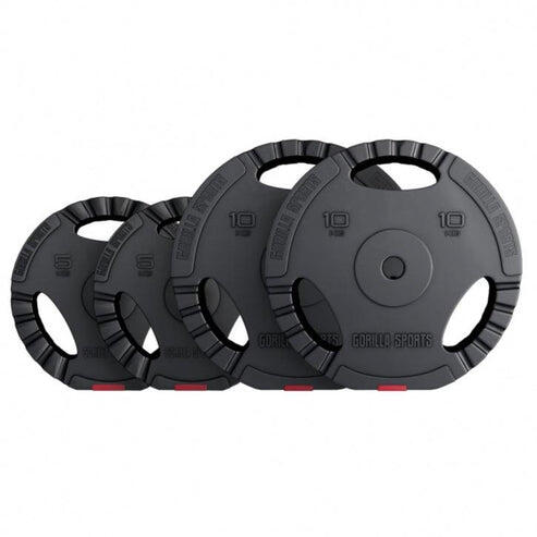 Zestaw 2x 5 kg, 2x 10 kg obciążęnia bitumiczne 30mm GRIP