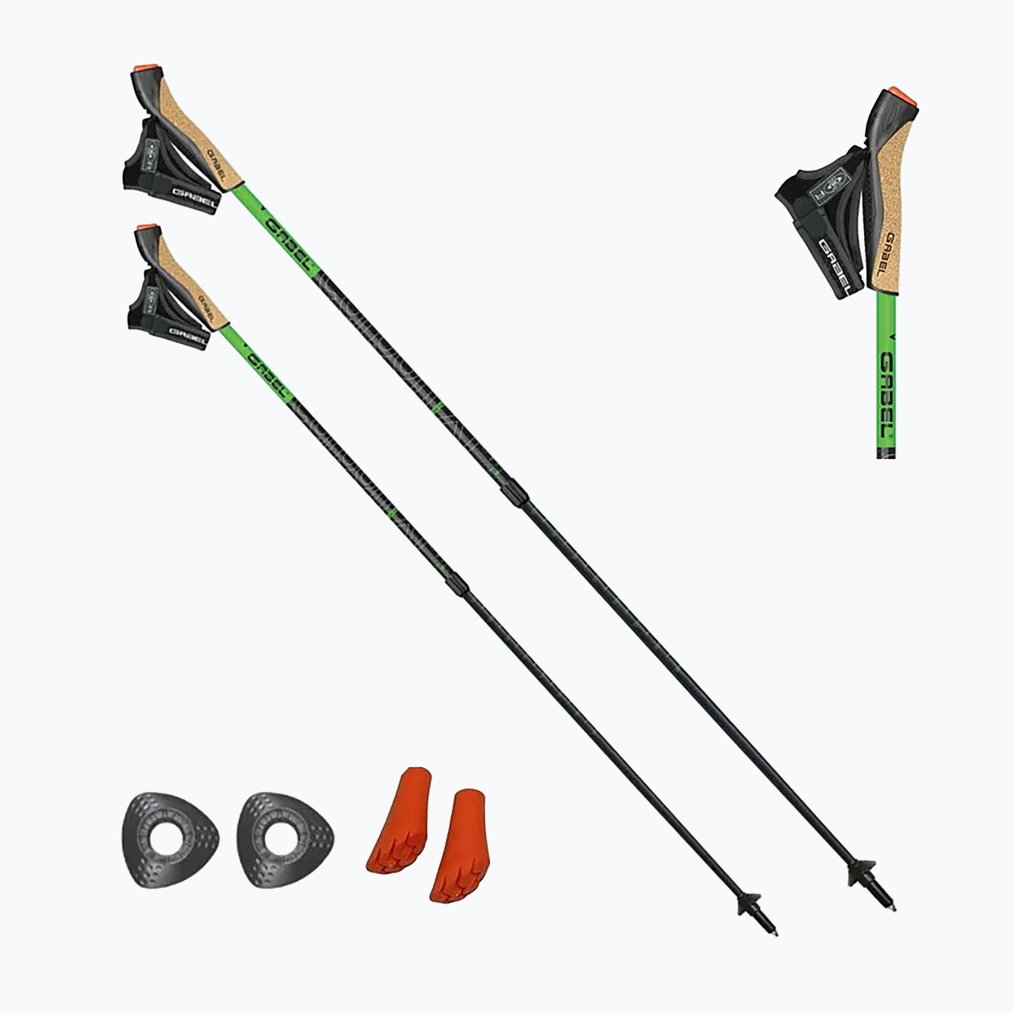 Kije nordic walking GABEL Carbon XT 2S 80 F.L.