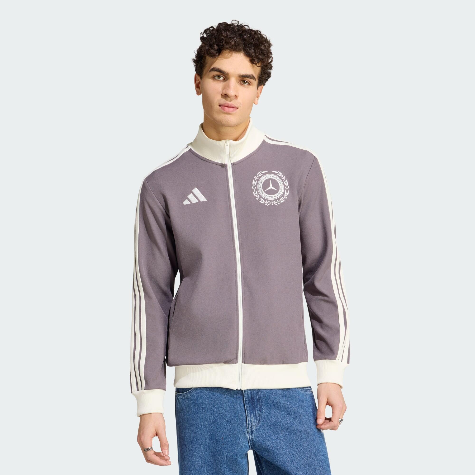 BLUZA DRESOWA MĘSKA MERCEDES - AMG PETRONAS FORMULA 1 TEAM SILVER ARROWS ICON