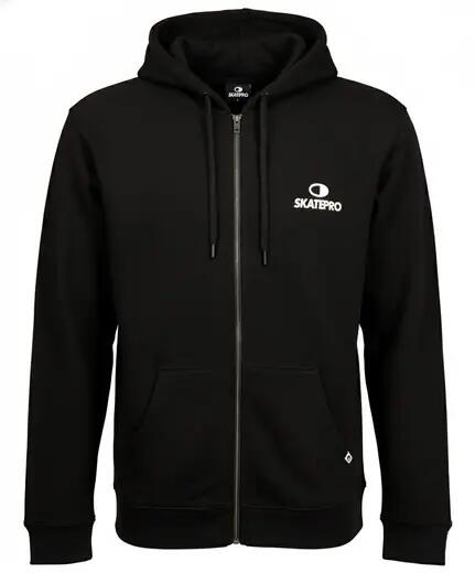 Odzież Bluza sportowa unisex SkatePro Zip Bluza z kapturem - S - Czarny