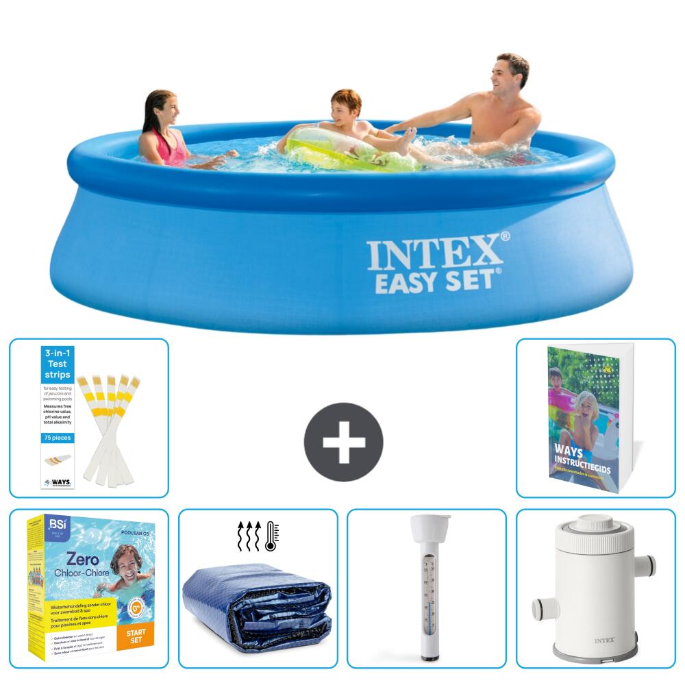 INTEX Basen Easy Set Okrągły - 305x76 cm - 7-częściowy S10