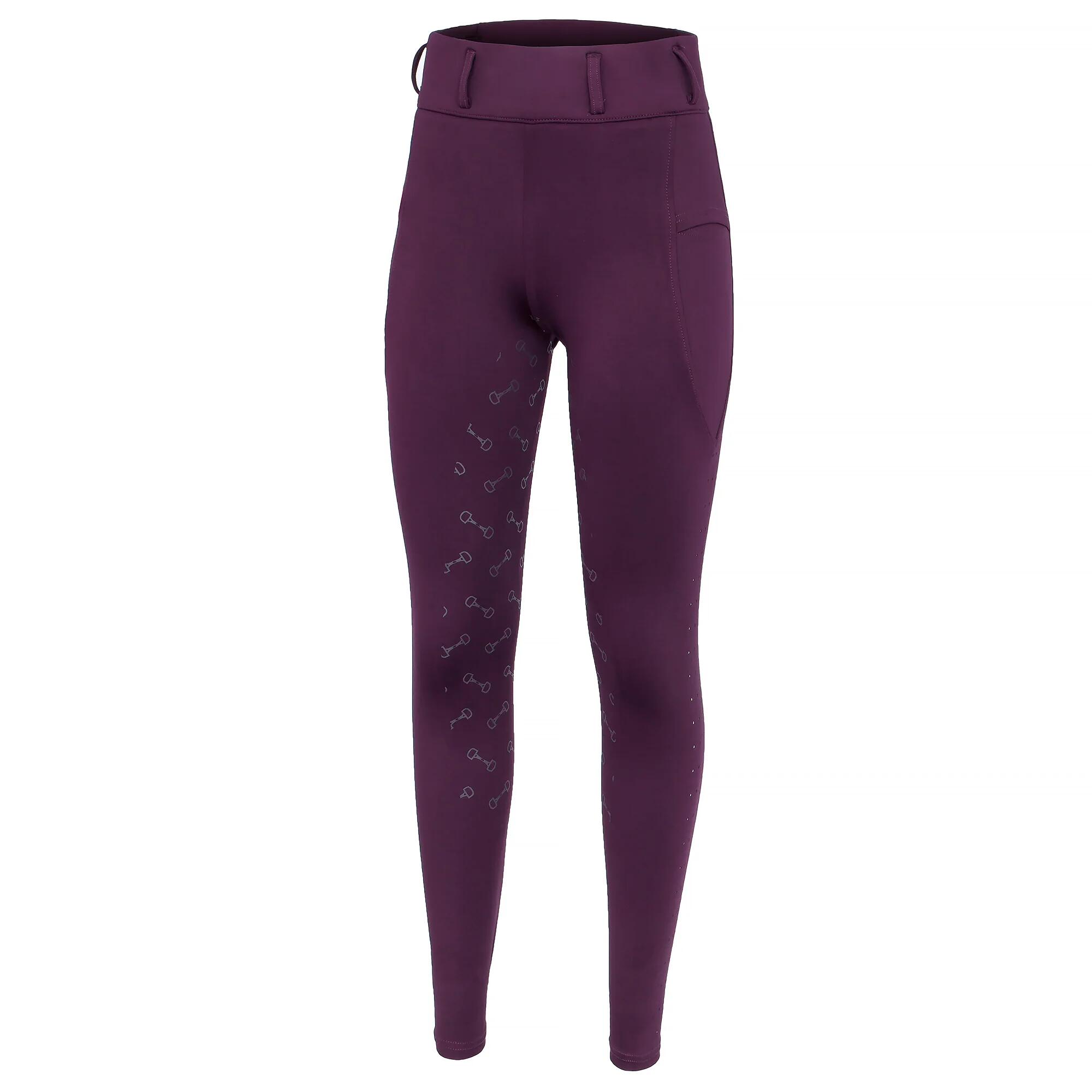 Legginsy jeździeckie damskie EQUESTRIAN QUEEN Salford 25SS z pełnym lejem