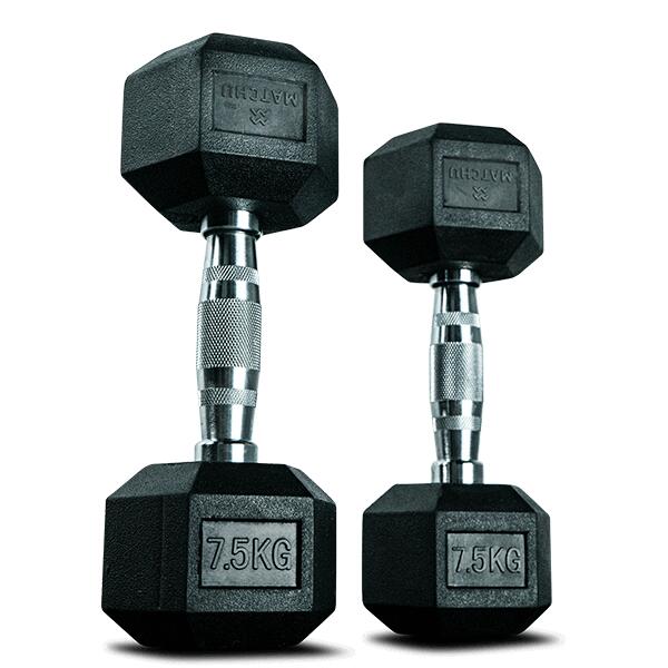 Hantle Hexa 7,5 kg z gumowym uchwytem
