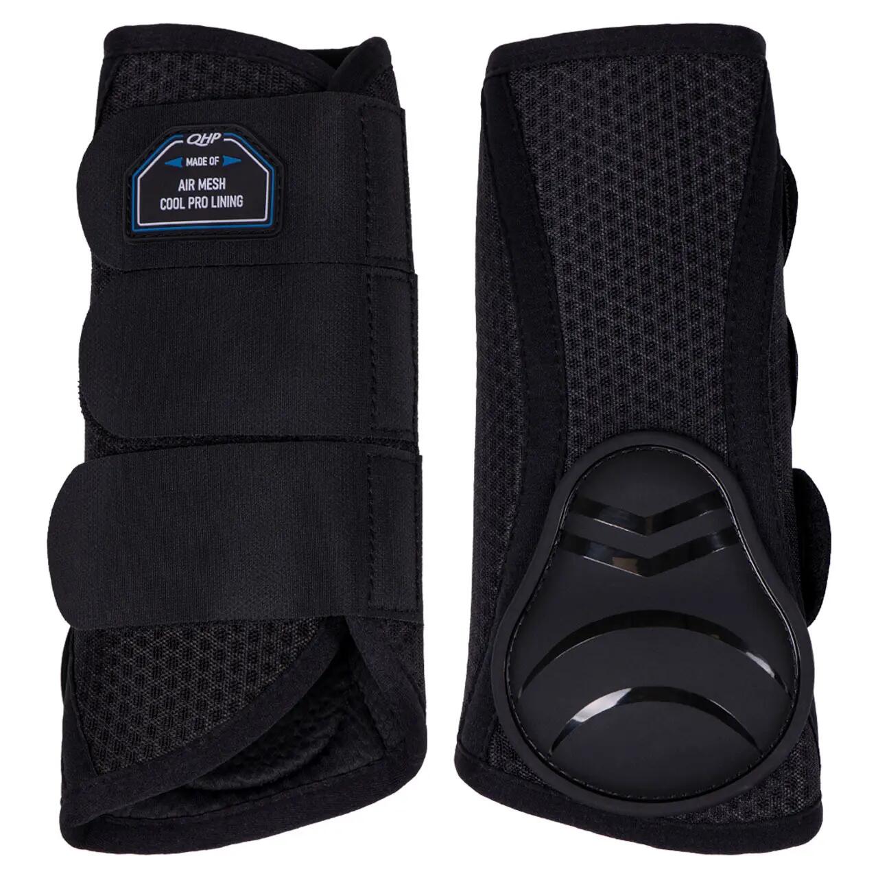 Zamknięte przednie getry dla koni QHP Air Mesh