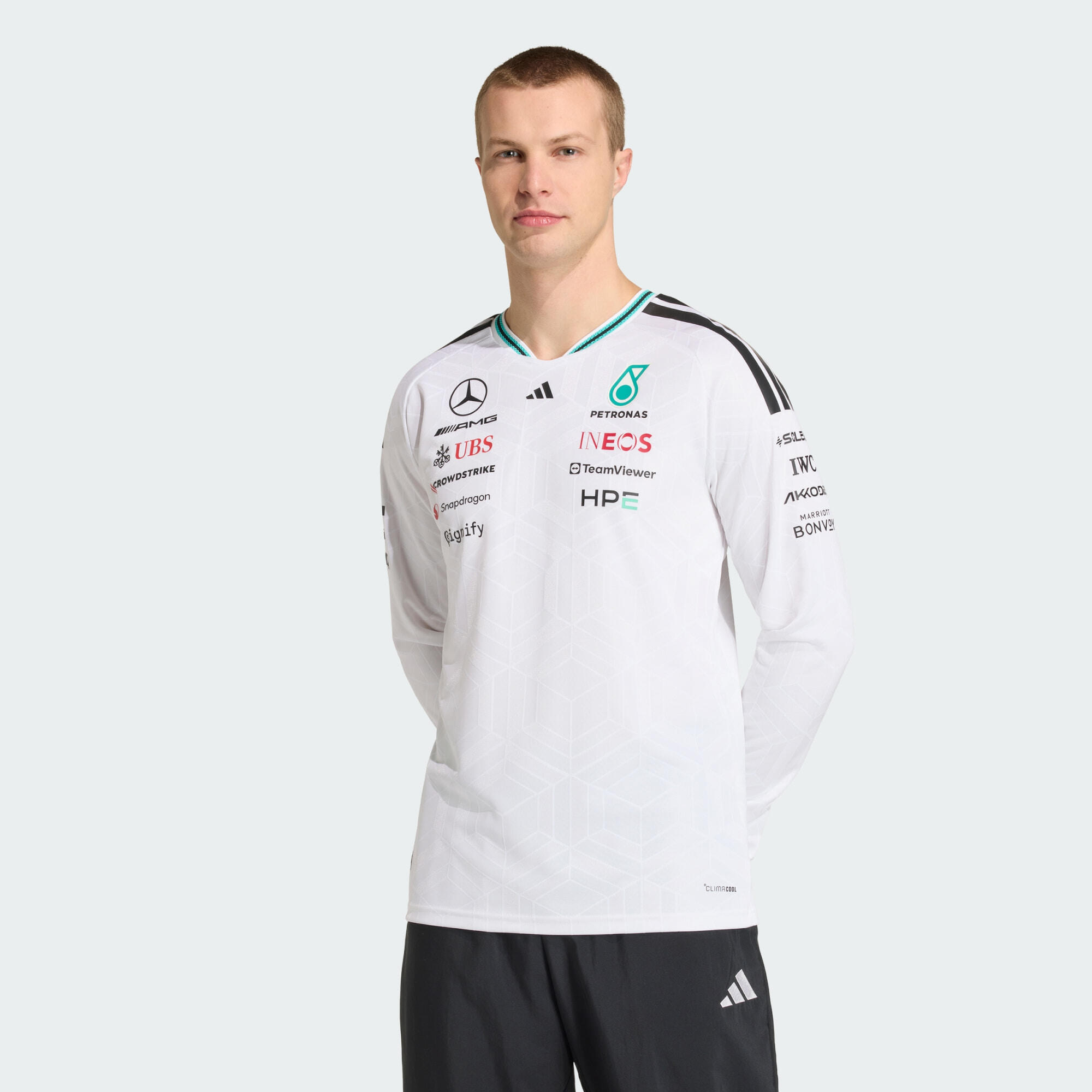 KOSZULKA Z DŁUGIM RĘKAWEM MERCEDES - AMG PETRONAS FORMULA 1 TEAM DRIVER JERSEY