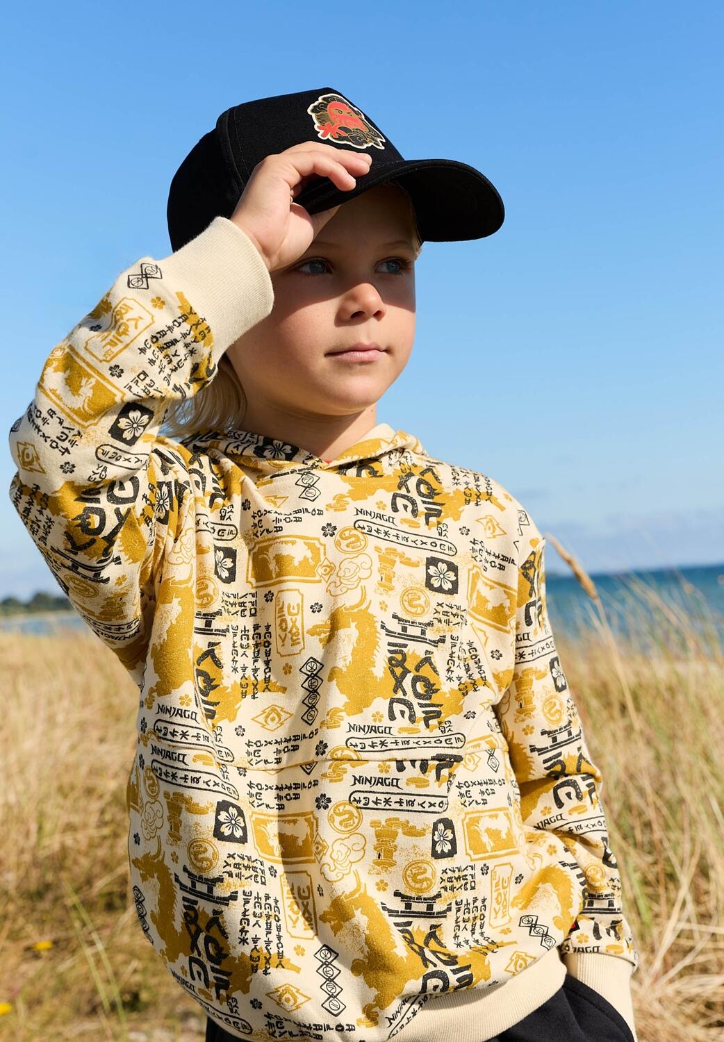 Bluza Bawełniana Chłopięca LEGO Ninjago Sian204 Biała
