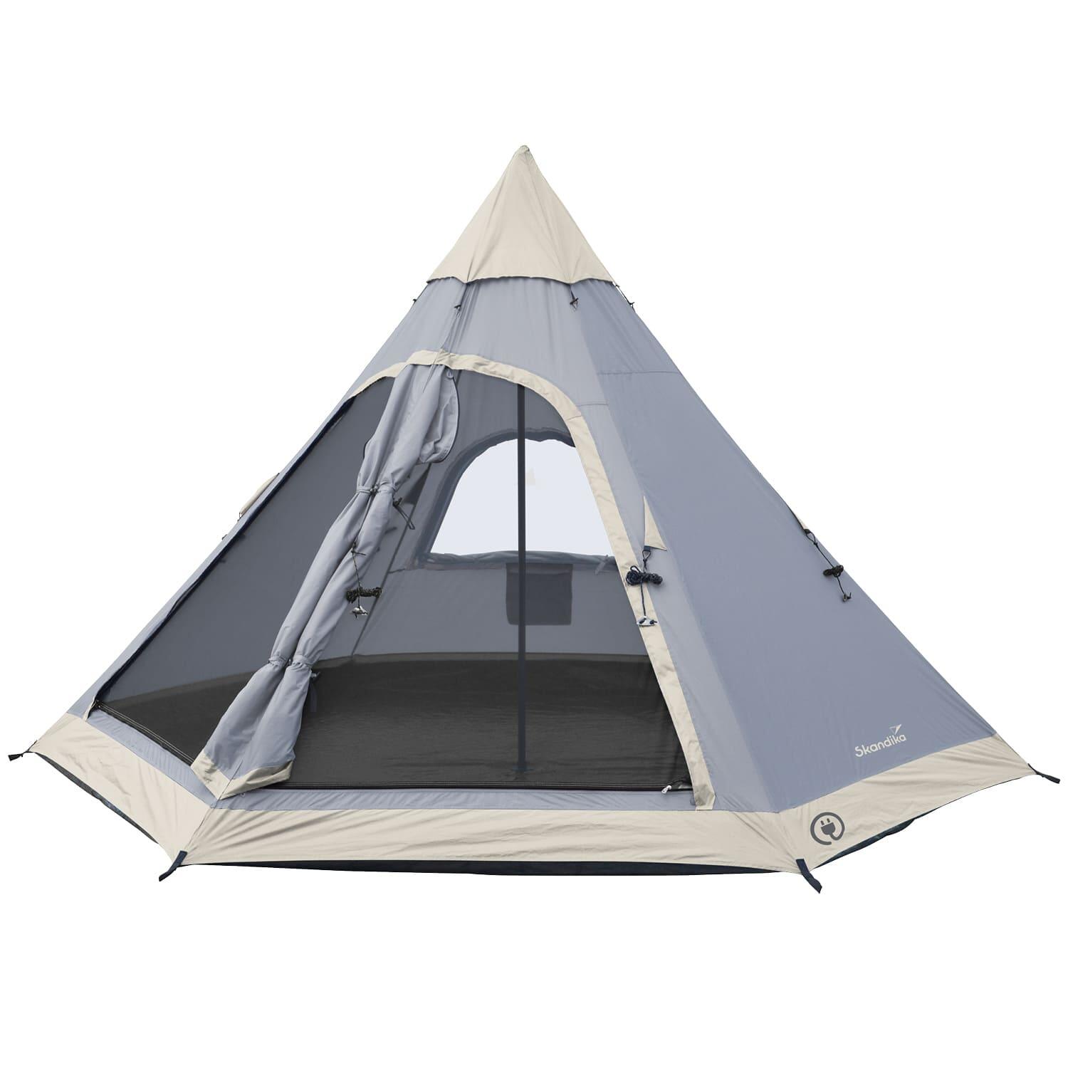 Namiot kempingowy Tipi Hetta 460 Protect, 6-osobowy, 1 duża sypialnia