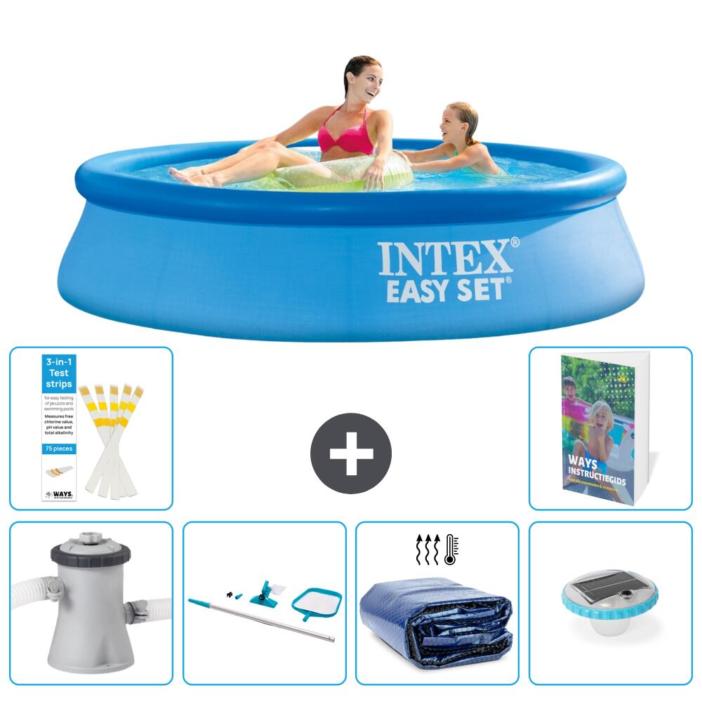 INTEX Basen Easy Set Okrągły - 244x61 cm - 7-częściowy S305