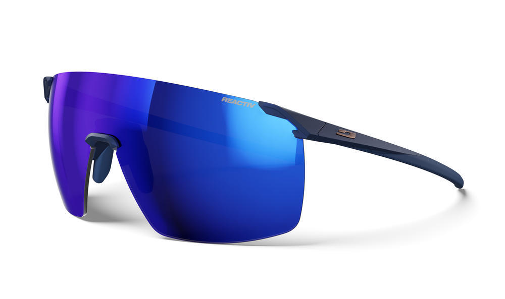 Okulary fotochromowe Julbo Faster L - Reactiv 1-3 HC - mat dark blue/brass