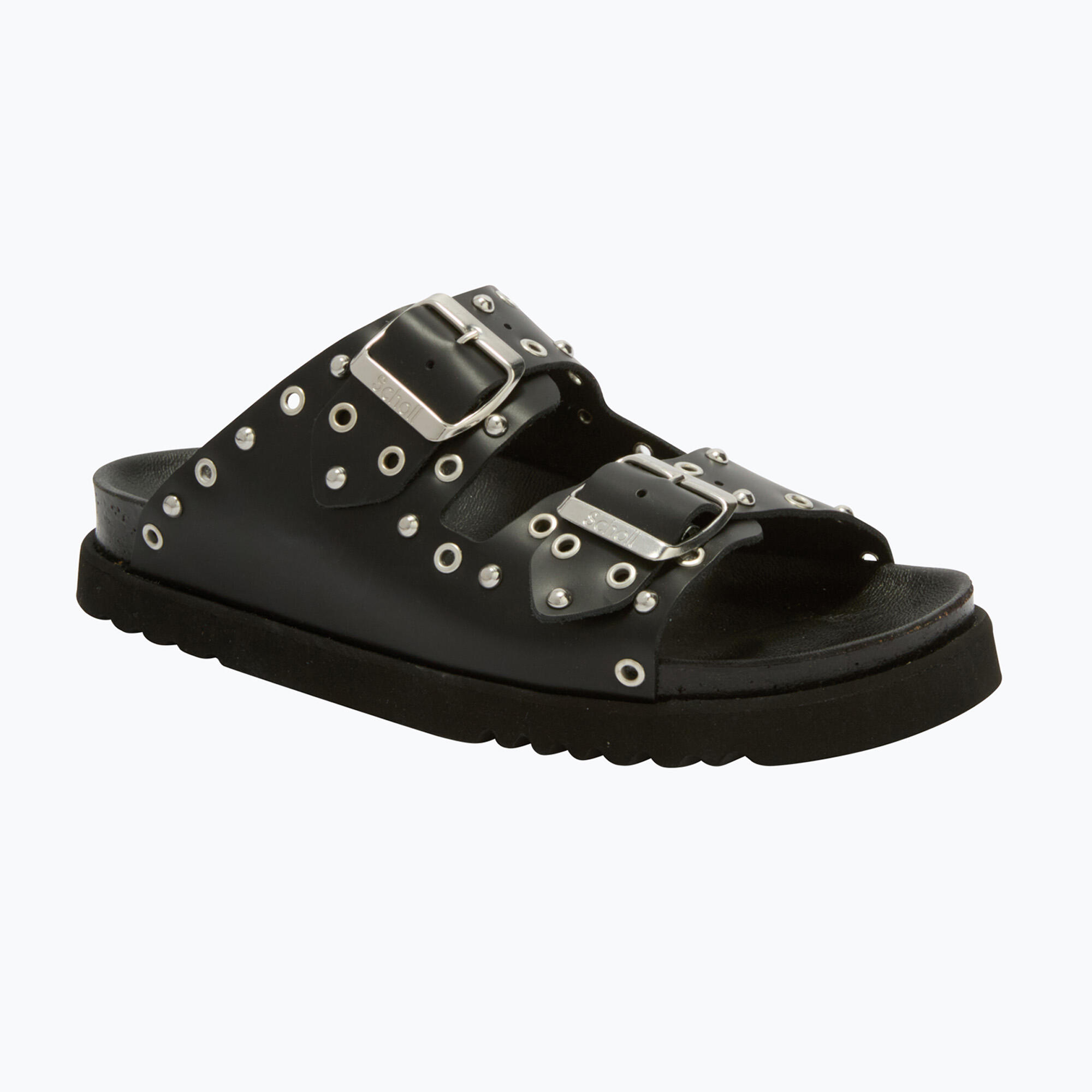 Klapki damskie Scholl Beatriz Ring Leather