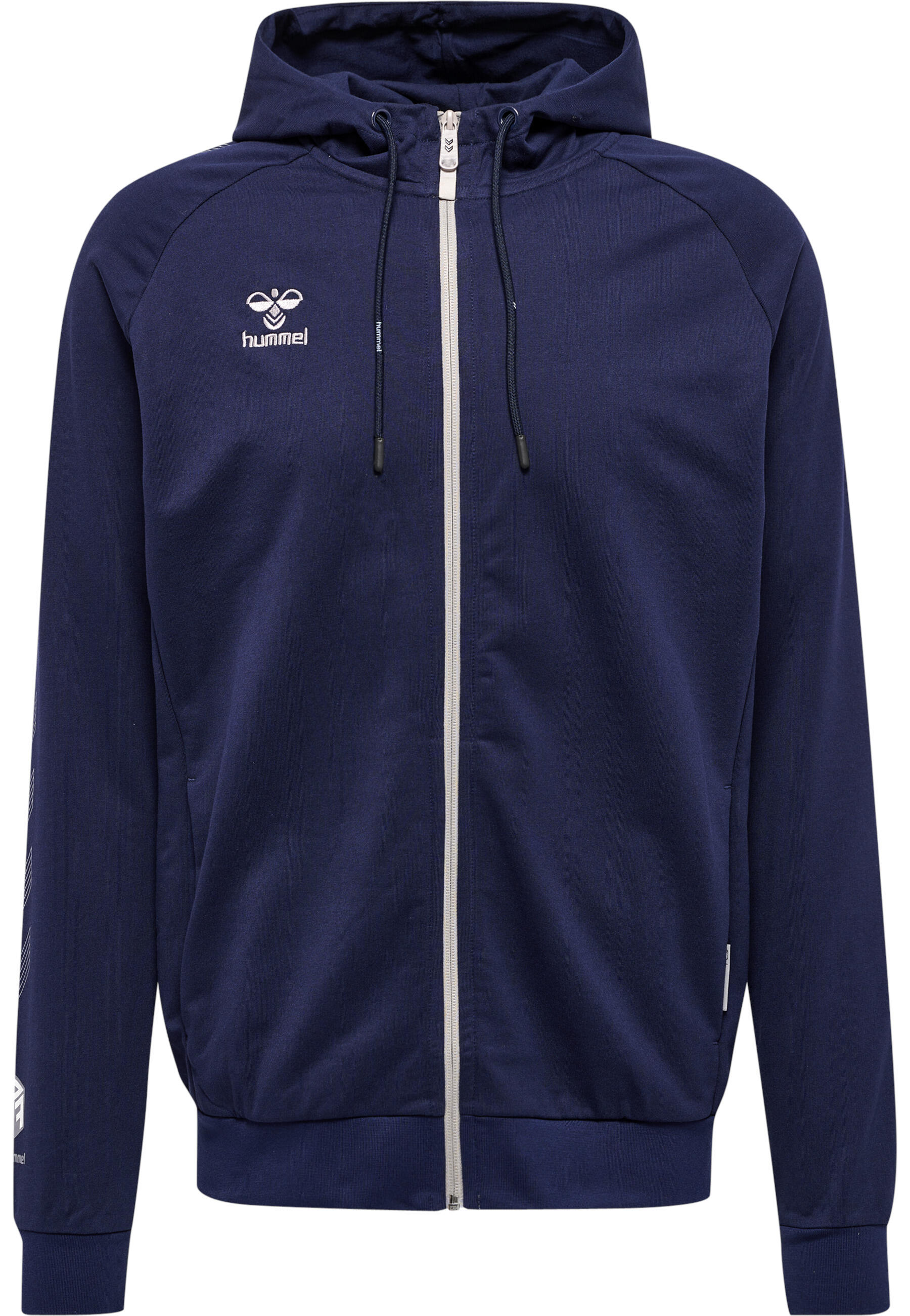 Bawełniana bluza z kapturem zapinana na zamek Hummel Move Grid