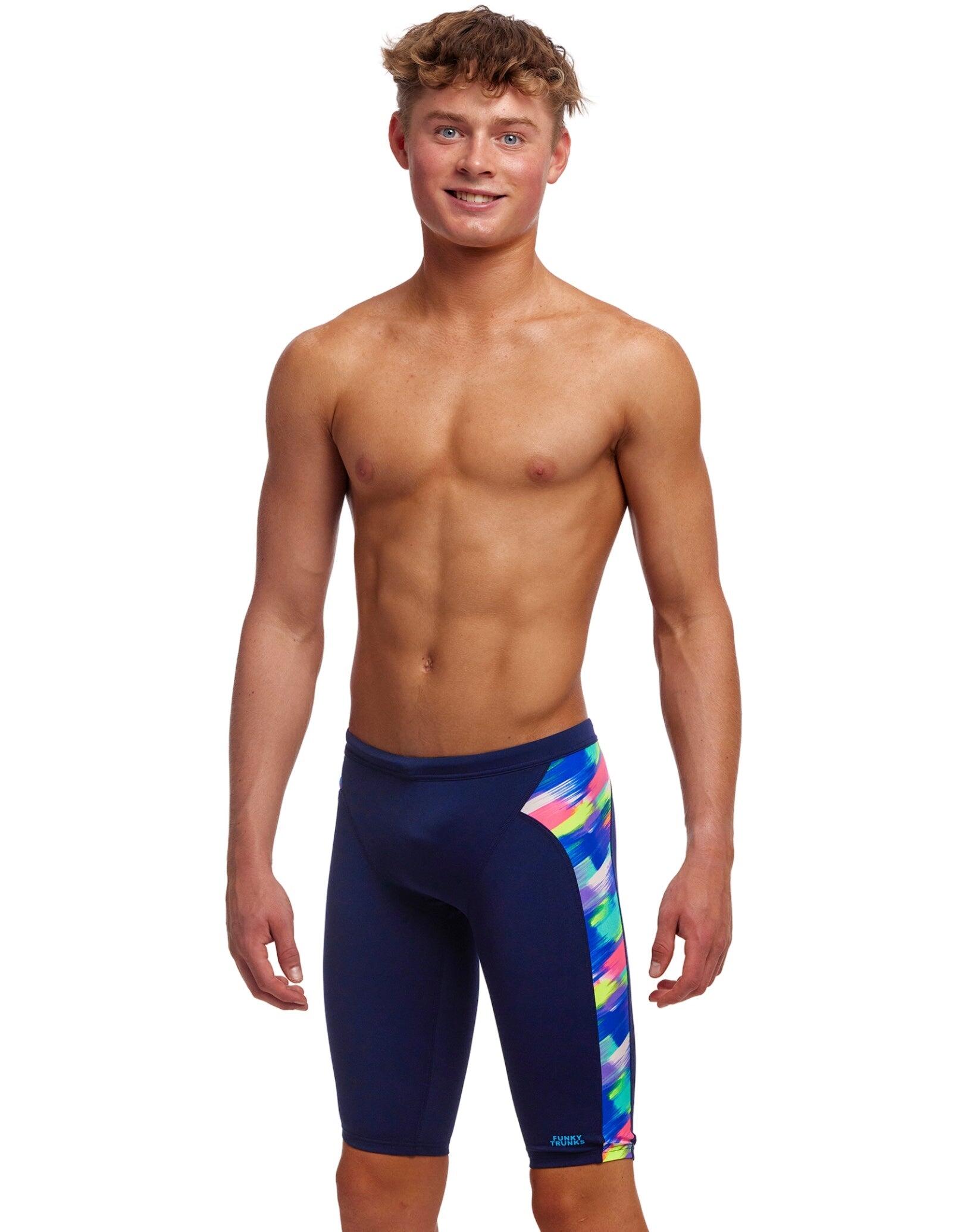 Spodenki FUNKY TRUNKS Streaky Strokes - jammery chłopięce 140-152cm/10/UK26