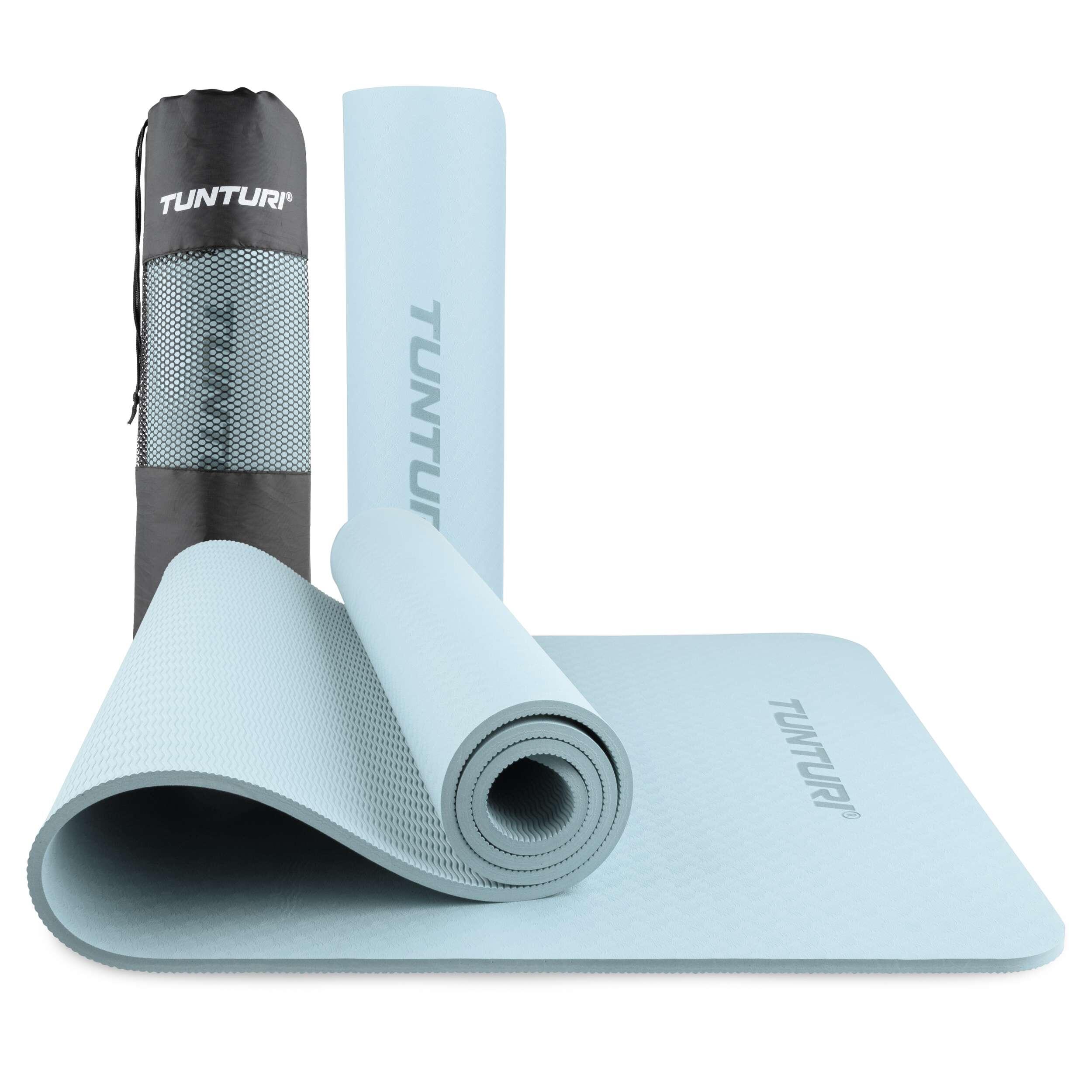 Tunturi Mata Do Jogi Tunturi Yogamat 8Mm Jasny Niebieski