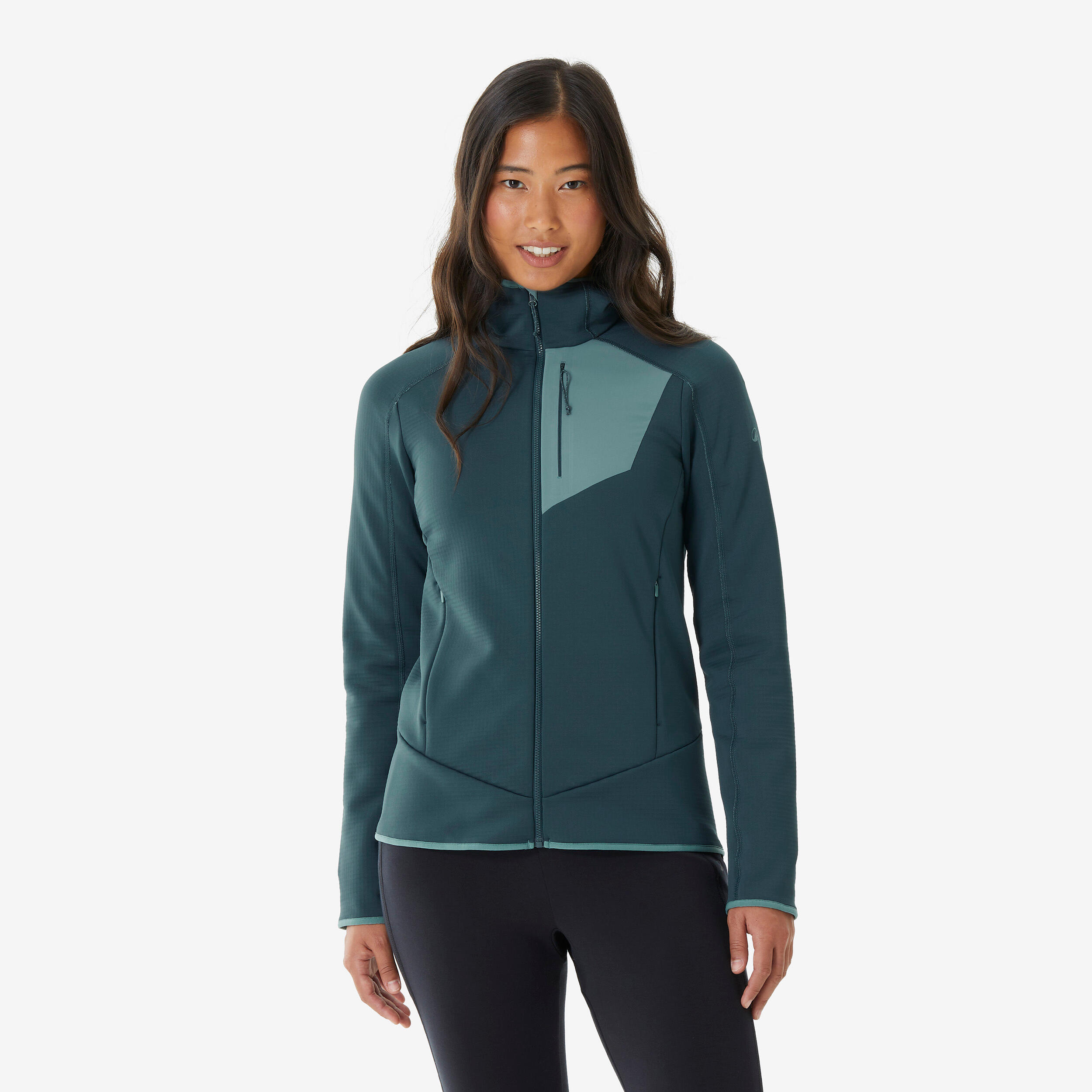 Polar turystyczny damski Quechua MH500 zamek