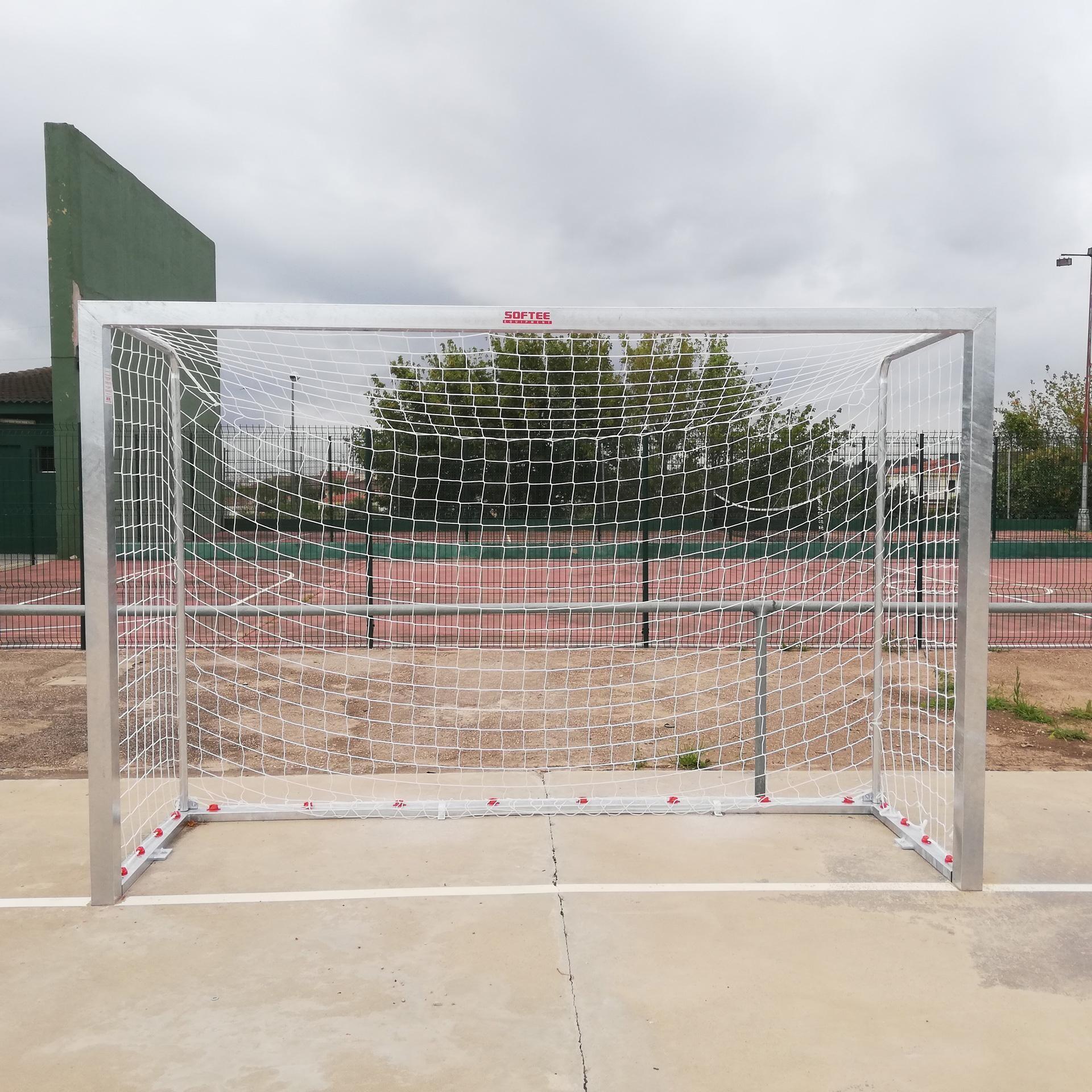 Ocynkowane bramki do futsalu 80x80 mm, zestaw 2