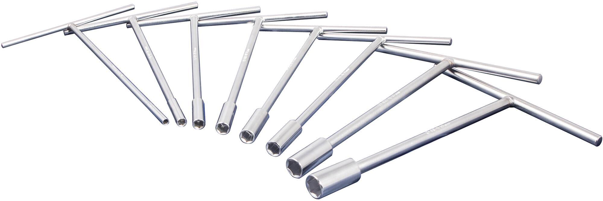 Zestaw Bikeservice kluczy sześciokątnych z uchwytem T 8 szt. 300 mm