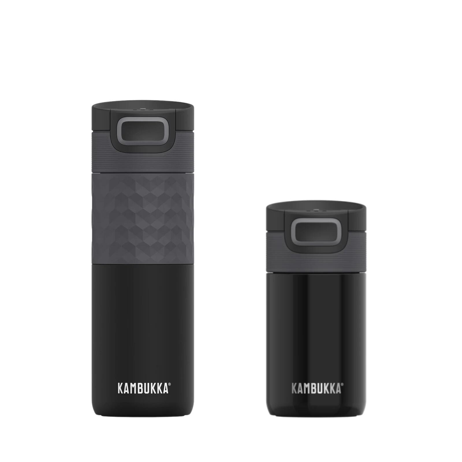 Kambukka Kubek tremiczny Etna 500ml + 300ml Zestaw dla par Obsidian