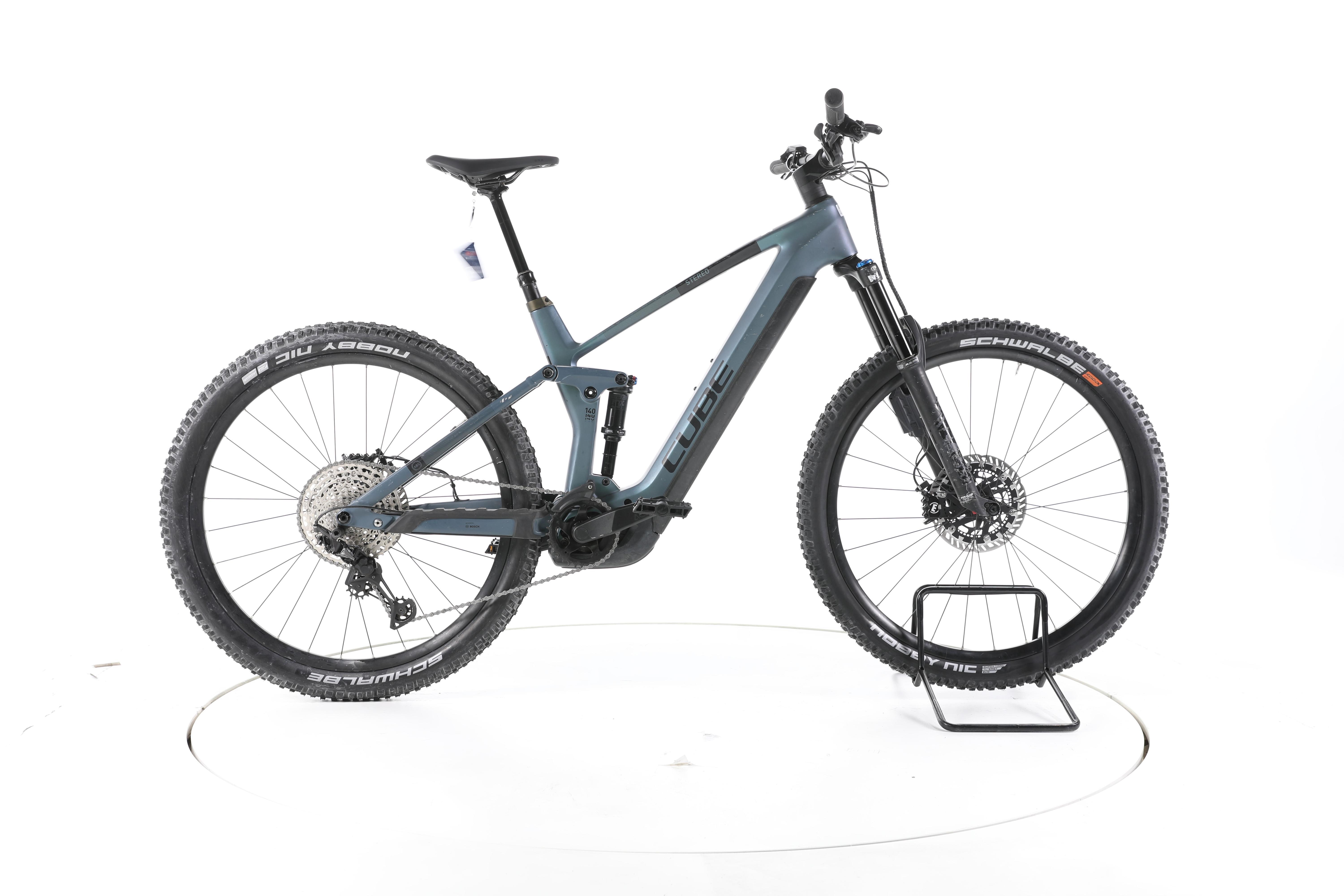 Second Life - Cube Stereo Hybrid 140 HPC ABS E-Bike Fully Carbon - Stan dobry