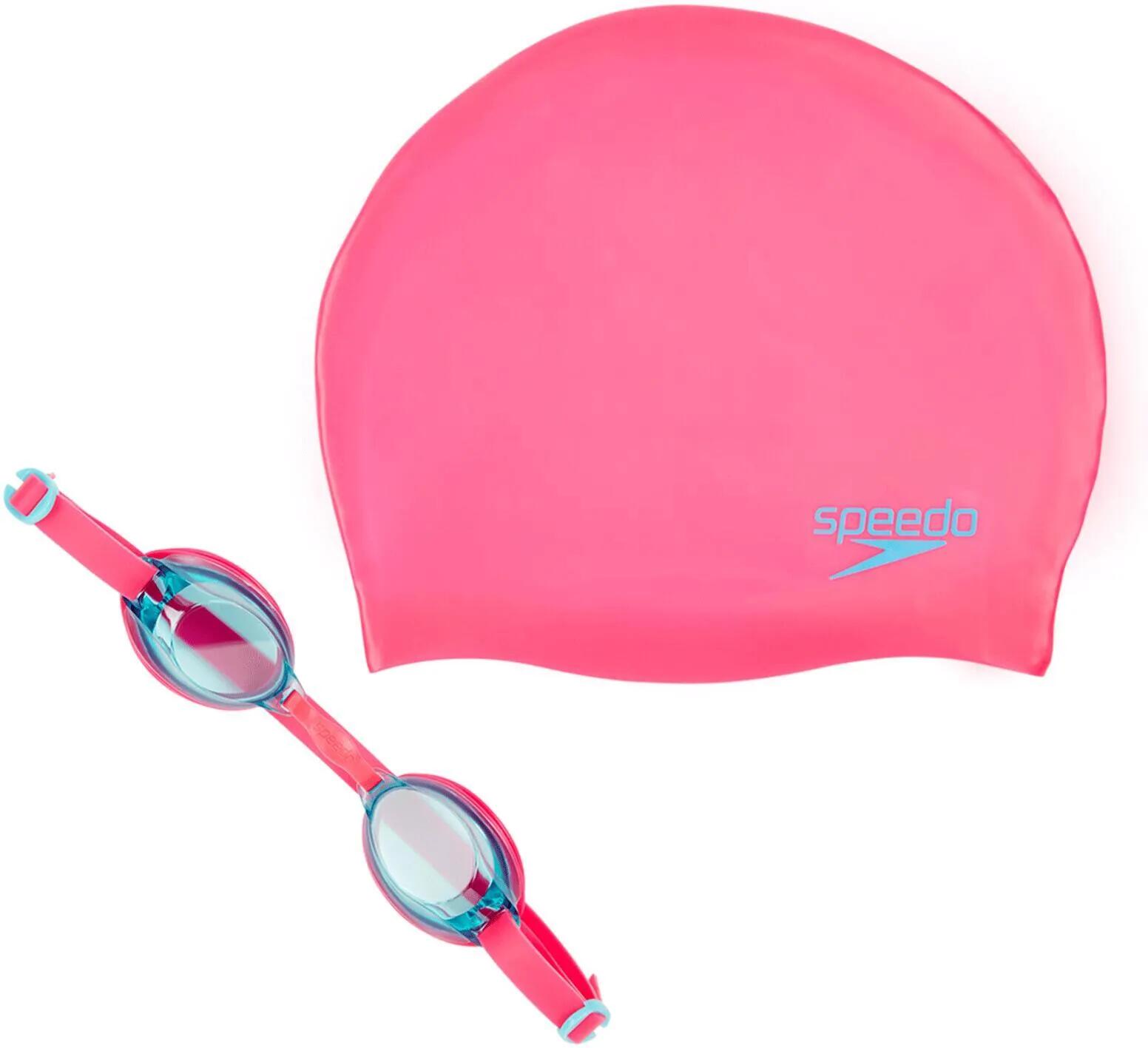 Zestaw okulary i czepek pływacki na basen dziecięcy Speedo Jet Swim Set