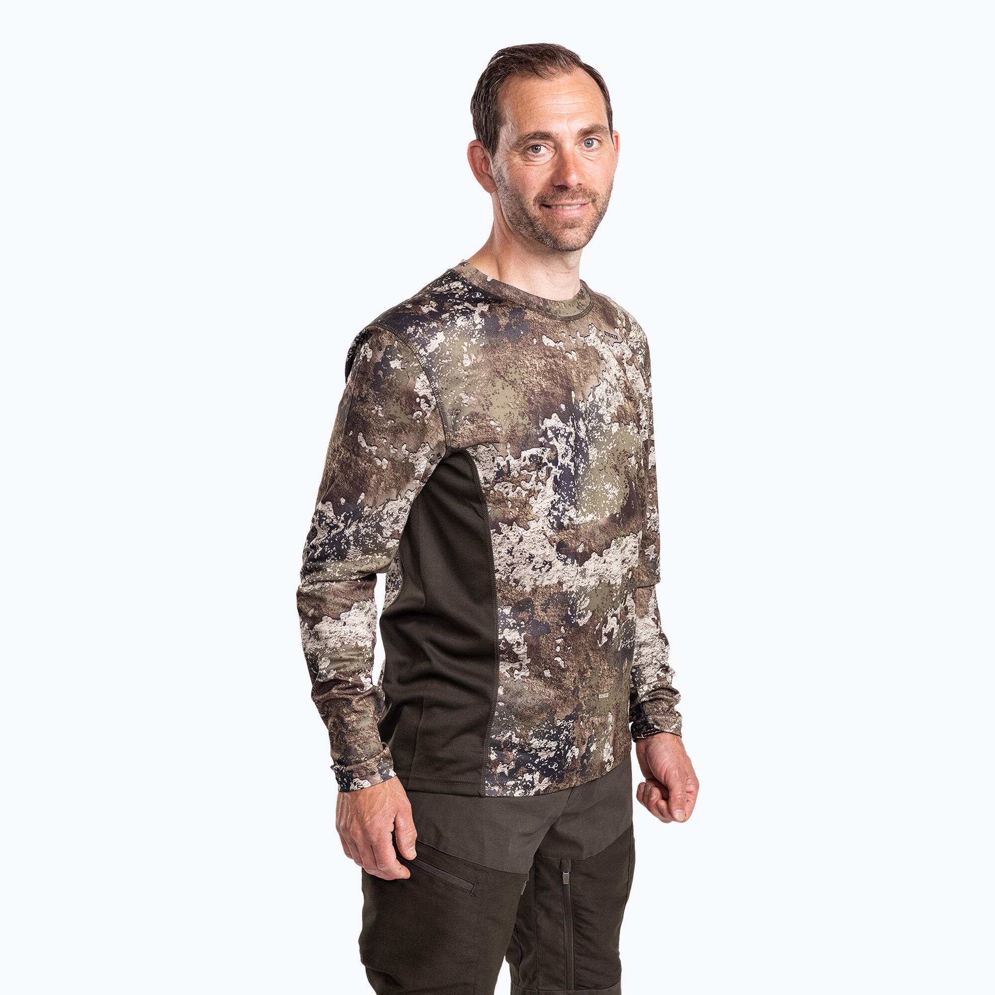 Bluza termoaktywna męska Pinewood Abisko Merino Base Layer Half Zip