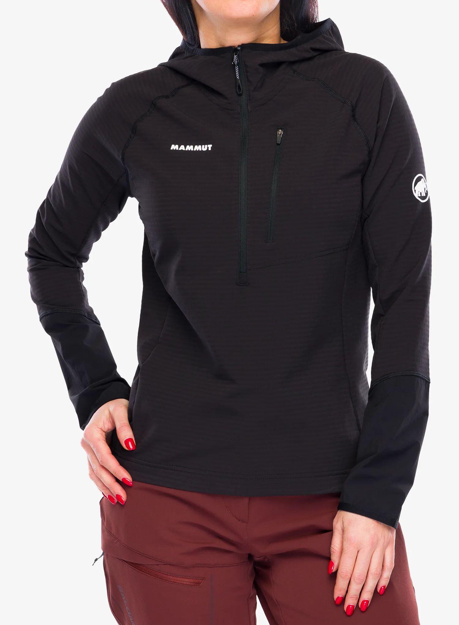 Bluza z kapturem damska Mammut Madris Light ML Half Zip Hoody