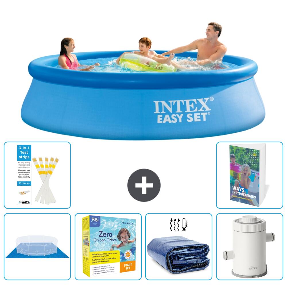 INTEX Basen Easy Set Okrągły - 305x76 cm - 7-częściowy S71