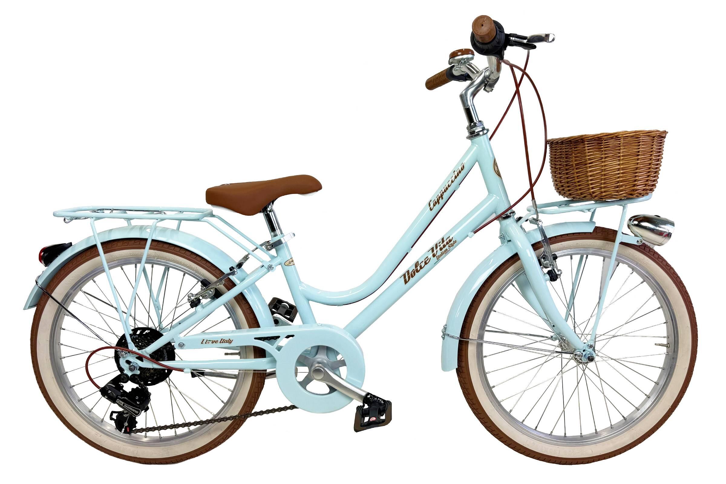 Rower Dziecięcy Dolce Vita Canellini CAPPUCCINO 20 7B kobieta - Błękitny