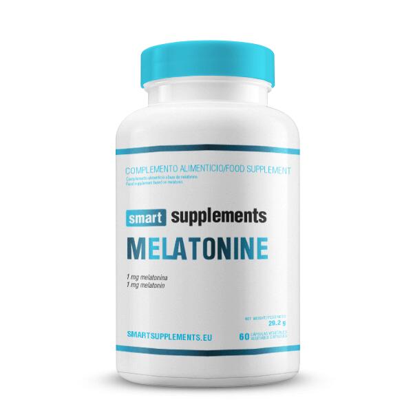 Melatonina 1 mg - 60 kapsułek roślinnych Smart Supplements
