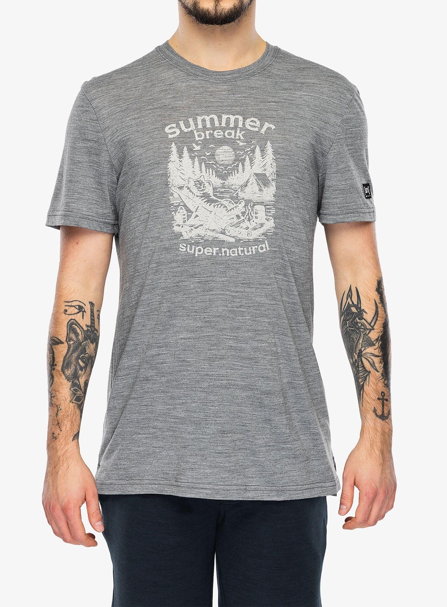 Koszulka merino Super.natural Summer Break Tee