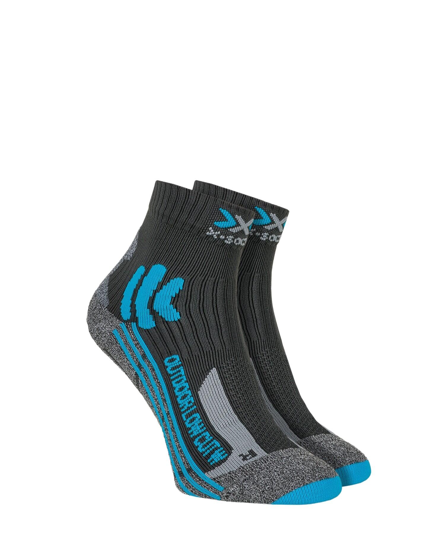 Skarpety damskie trekkingowe X-Socks Trek Outdoor Low Cut Blue Grey