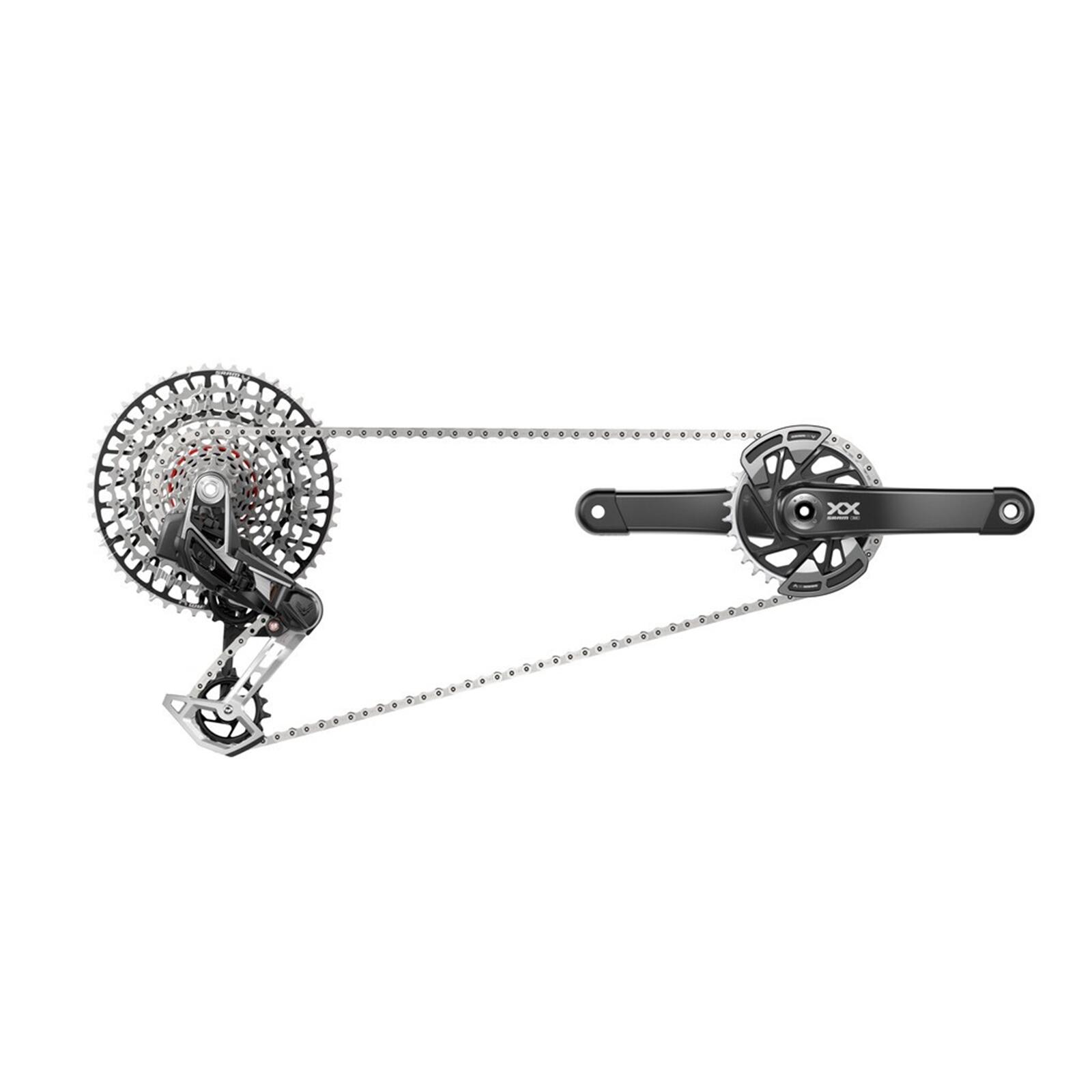 Zestaw SRAM XX Eagle AXS Transmission, korba 165 mm, 32T, kaseta 10-52