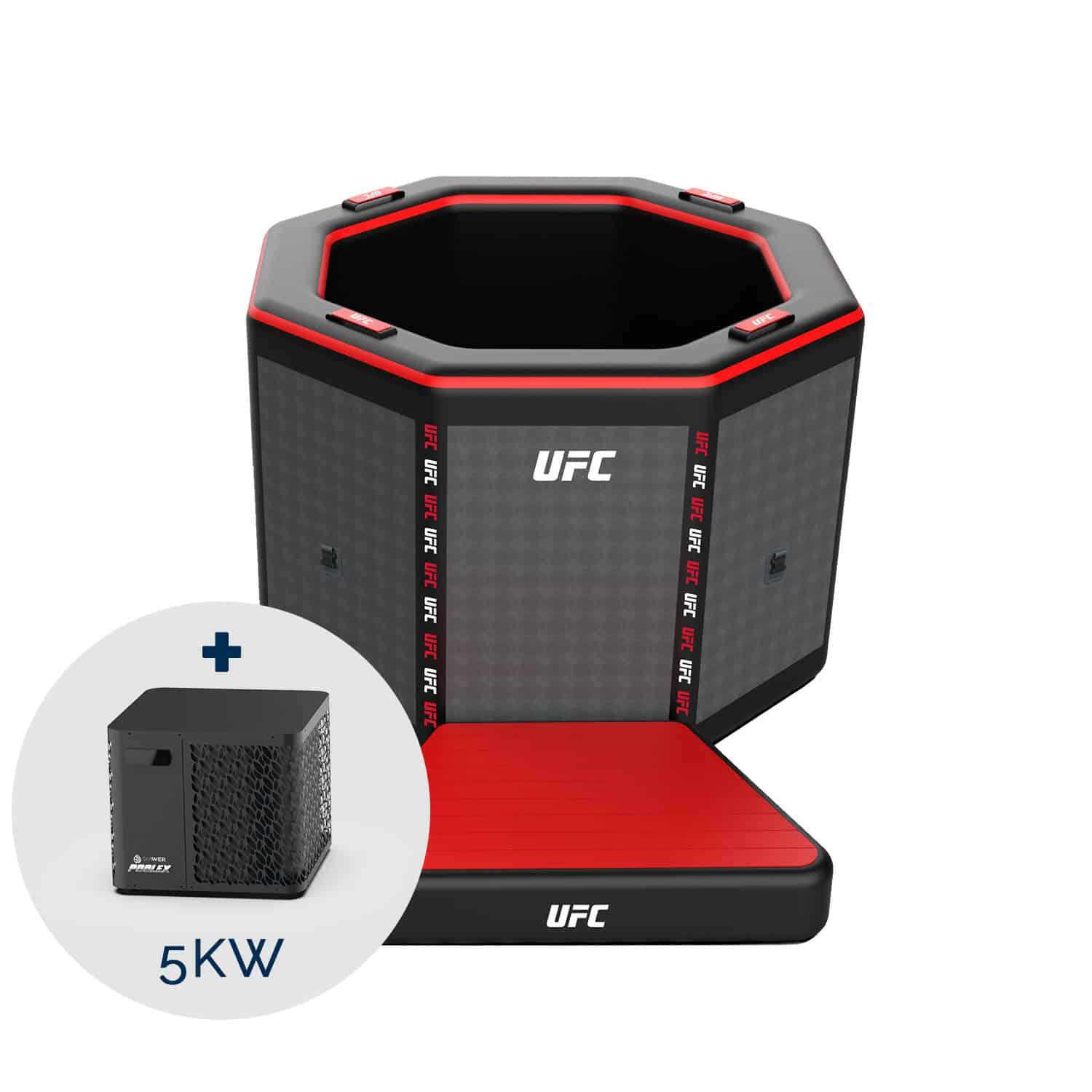 Zestaw Chiller 5kW ICEBATH UFC OKTAGON NETSPA: Terapia zimnem - 170x92x90cm