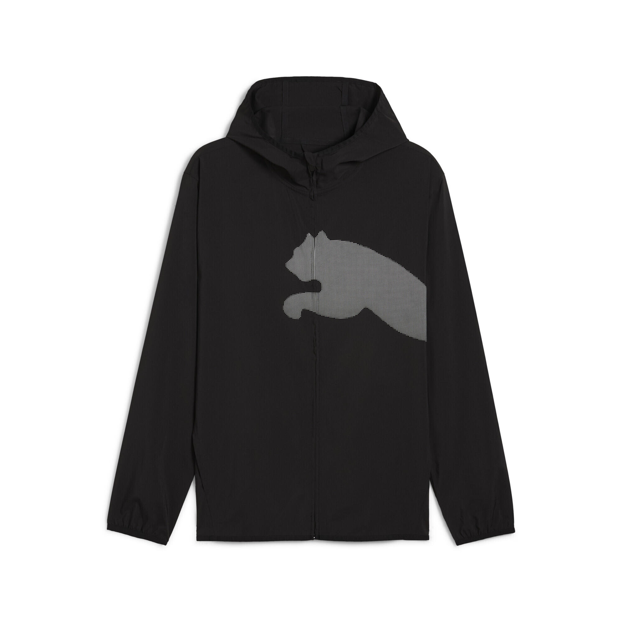 Męska kurtka z tkaniny Train All Day z dużym logo PUMA