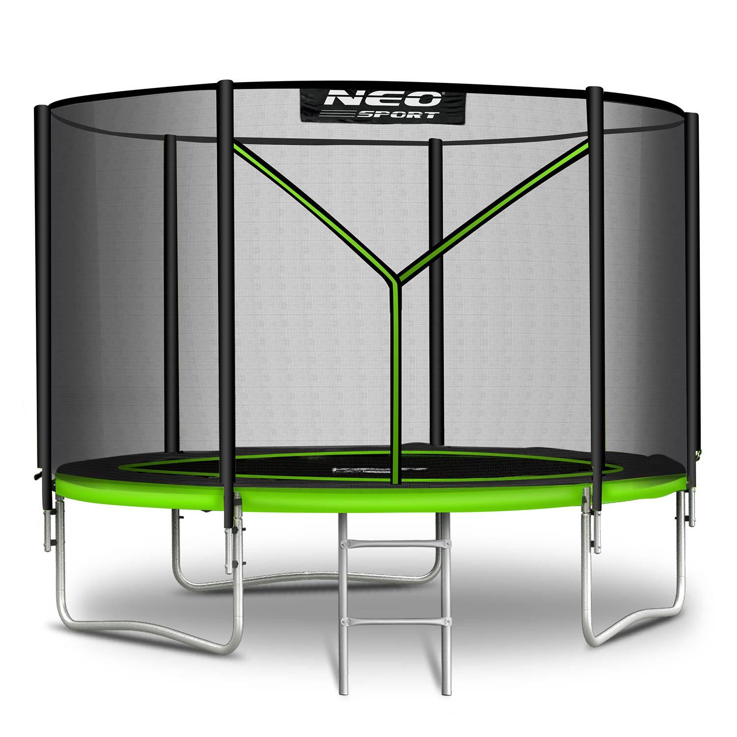 Trampolina ogrodowa z siatką zewnętrzną Neo-Sport 312cm 10ft