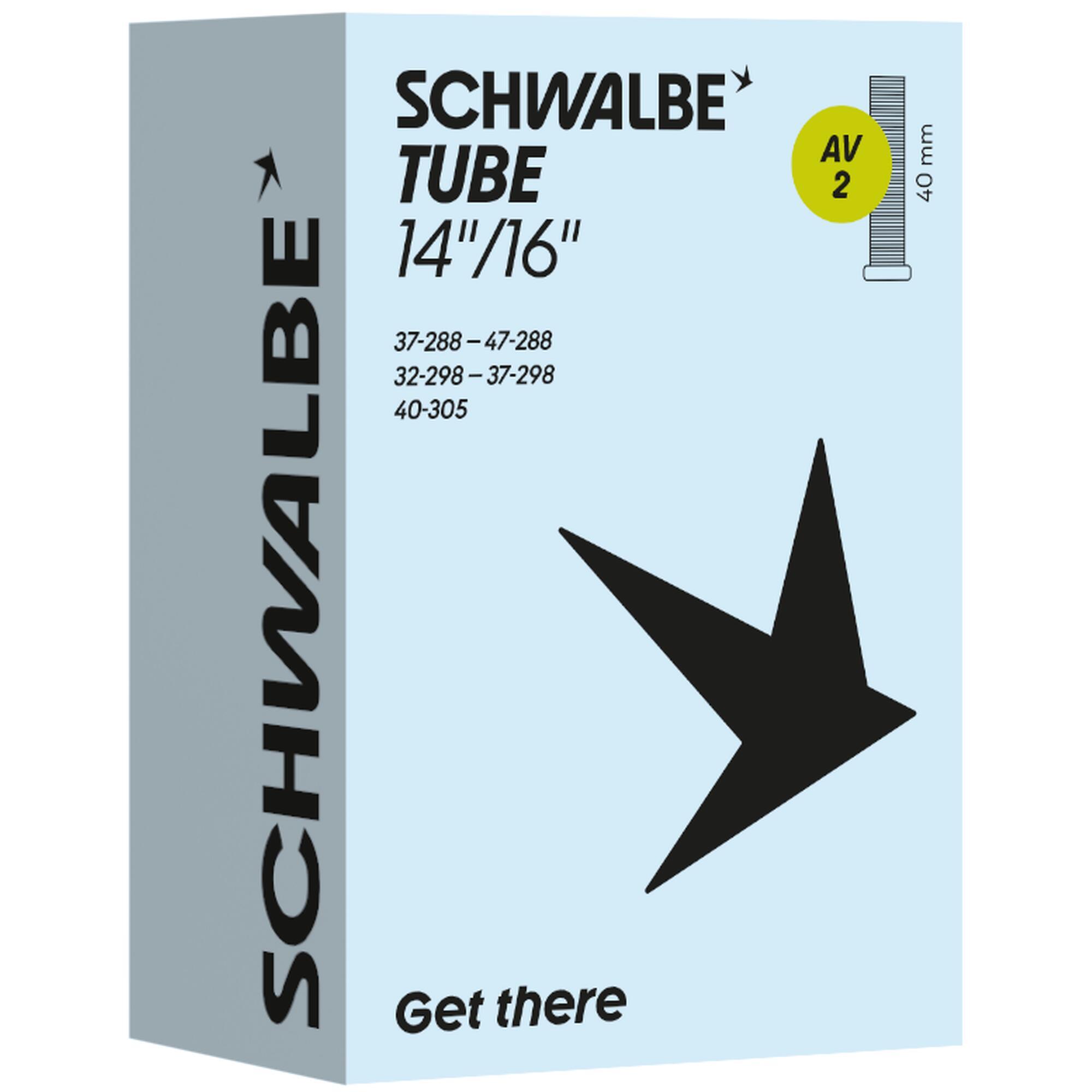 SCHWALBE Dętka nr 2 40-305 AV 40 mm (14/16 cali)