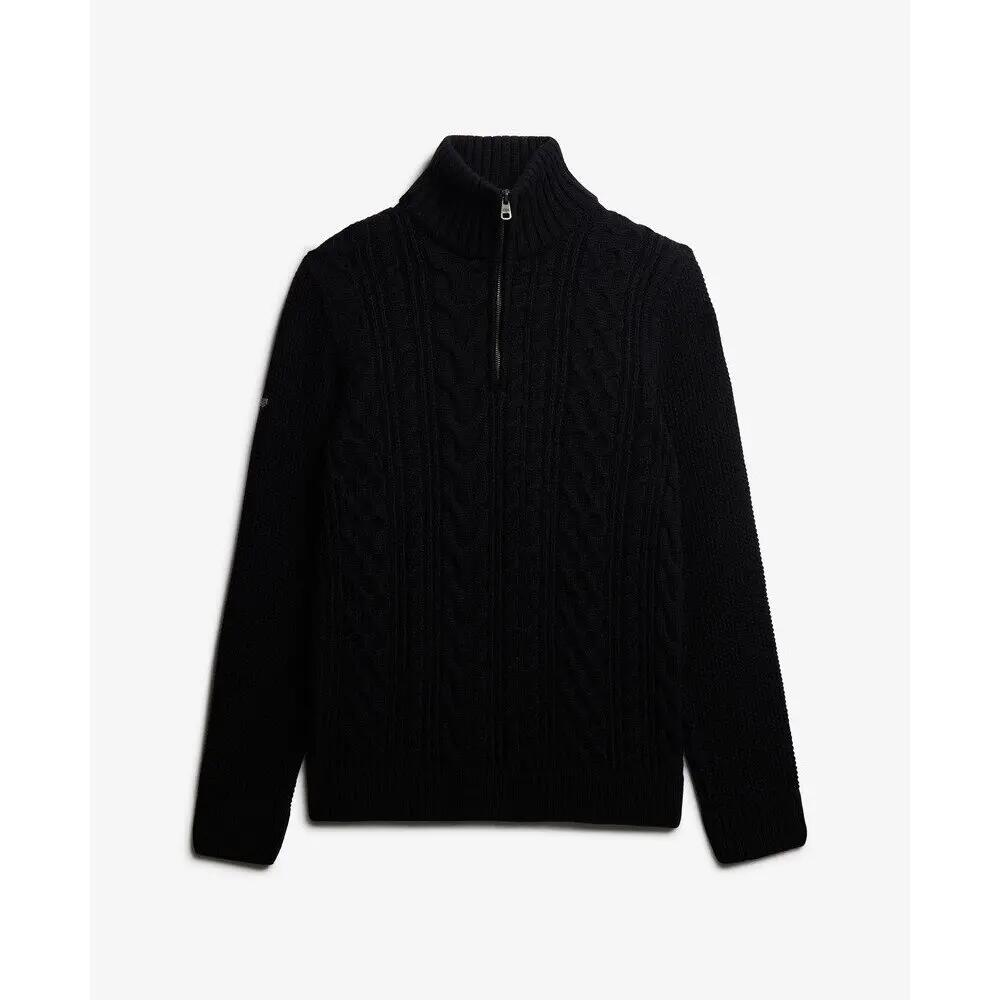 Sweter z dekoltem typu stójka Superdry Jacob