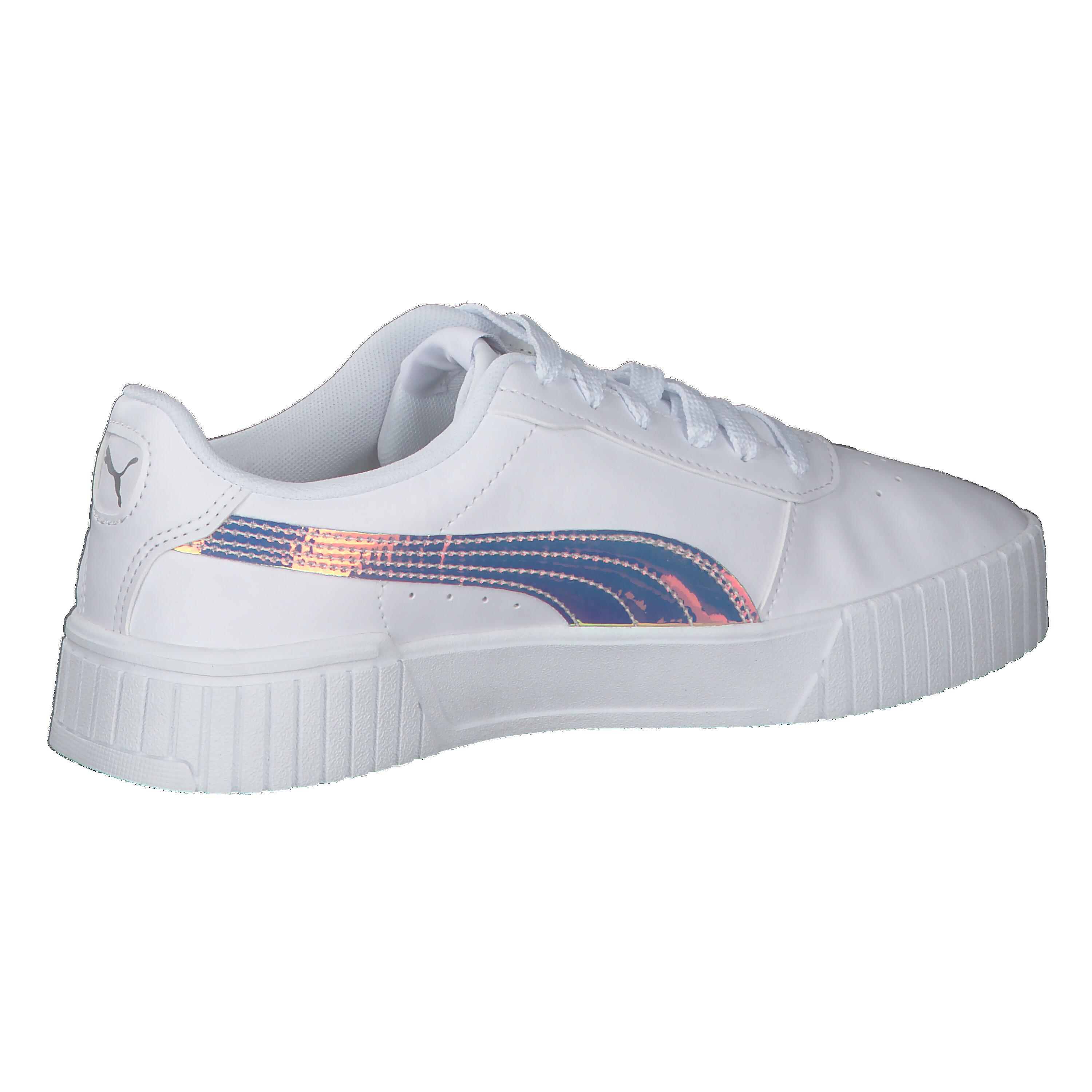 Młodzieżowe sneakersy Carina 2.0 Holo PUMA White Silver Gray