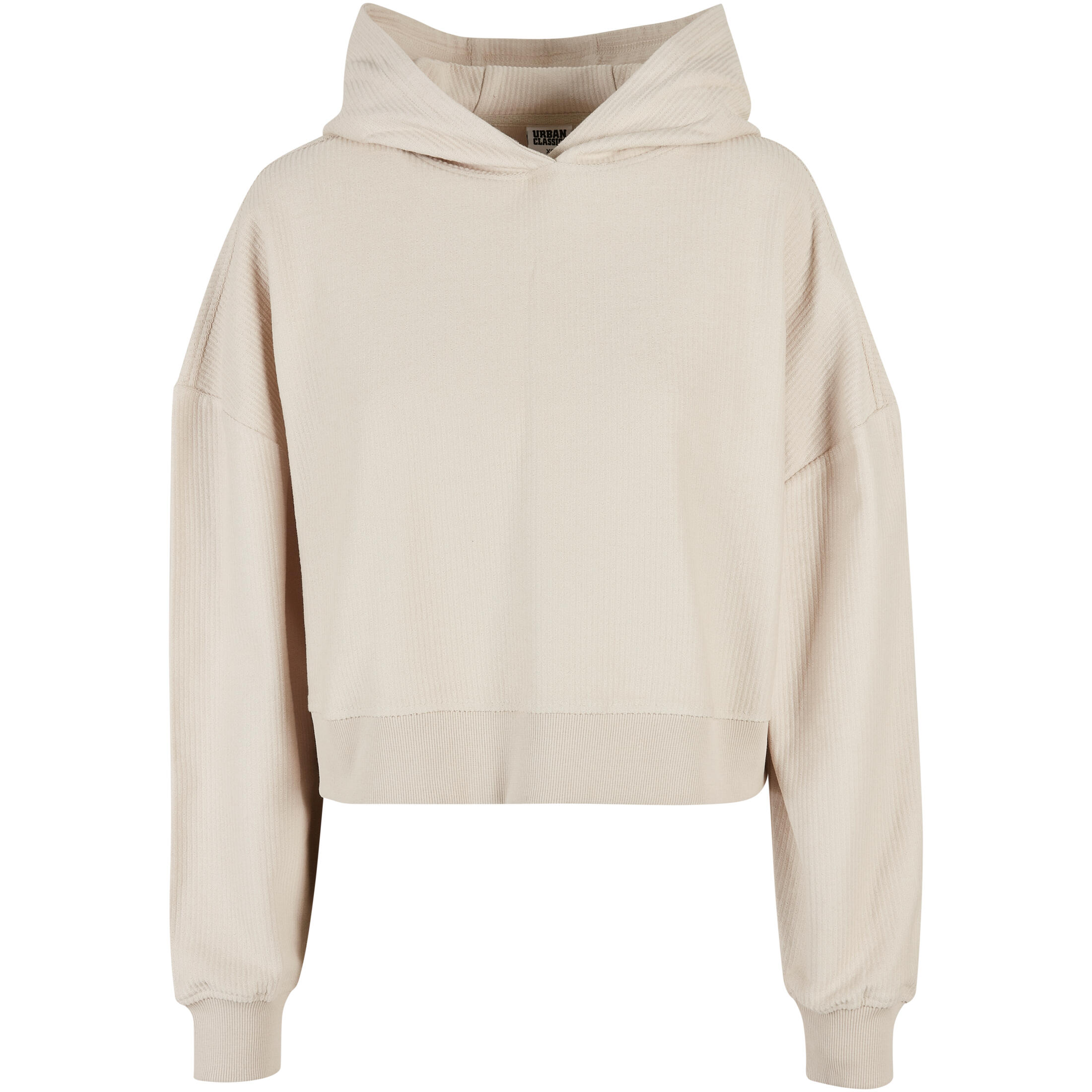 Damska krótka bluza z kapturem w prążki Urban Classics Oversized GT