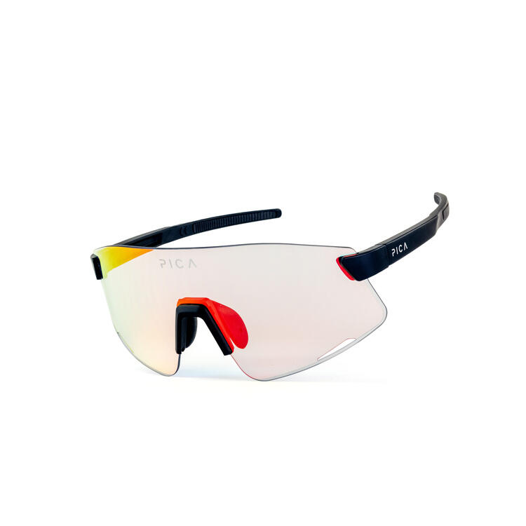 Okulary sportowe PICA ORRU II czerwone fotochromowe