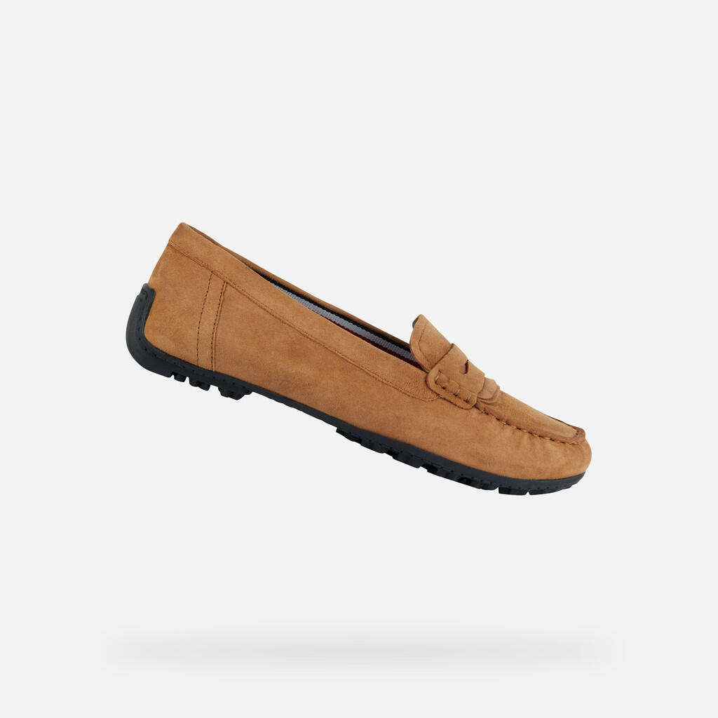 Buty GEOX D KOSMOPOLIS GRIP A Jasnobrązowy