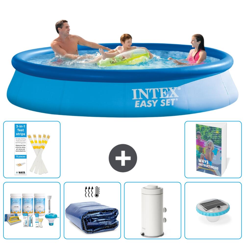 INTEX Basen Easy Set Okrągły - 366x76 cm - 7-częściowy S54